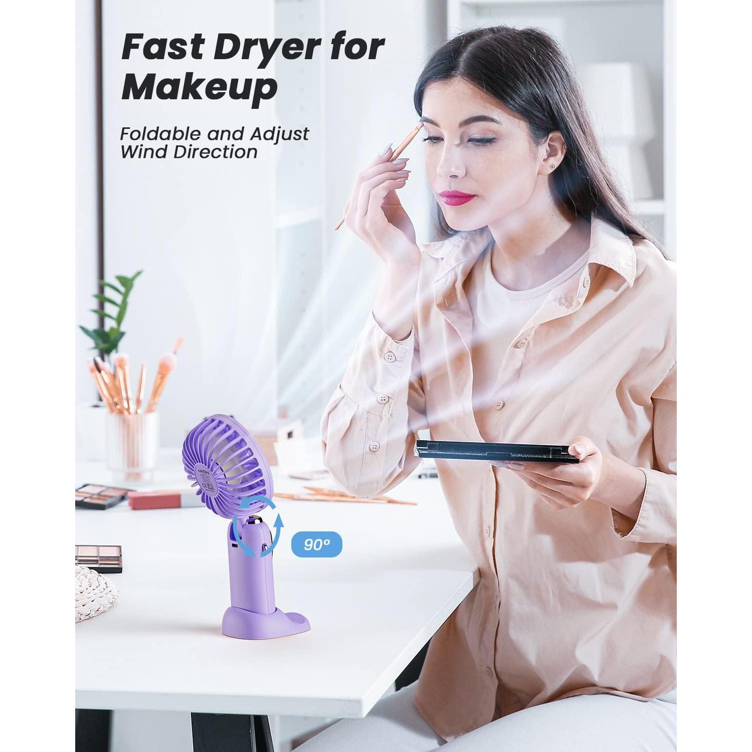 Ventilador Portátil coldSky XY-88 5 Velocidades Plegable