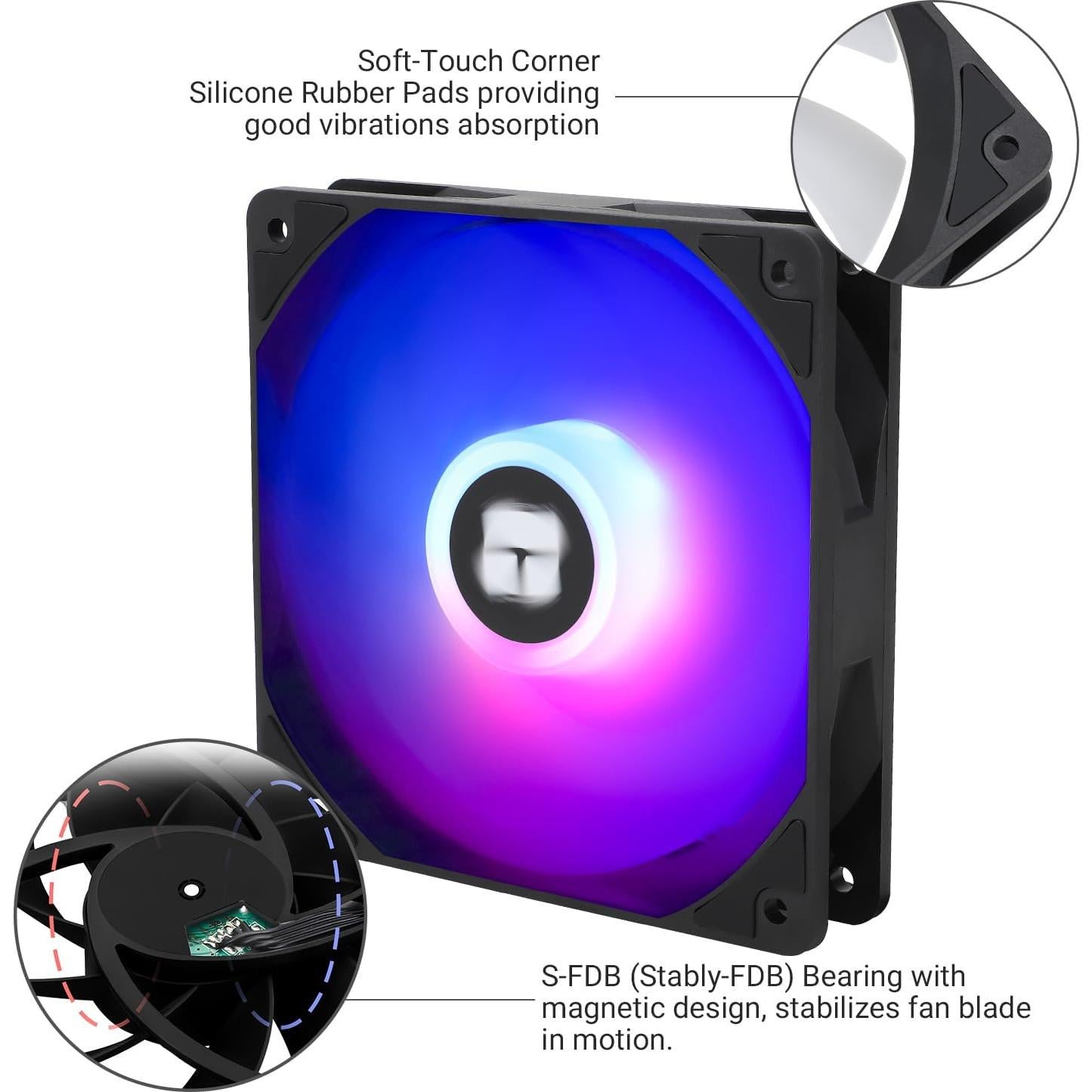 Ventilador de CPU Thermalright TL-C12C-S X3 120mm ARGB