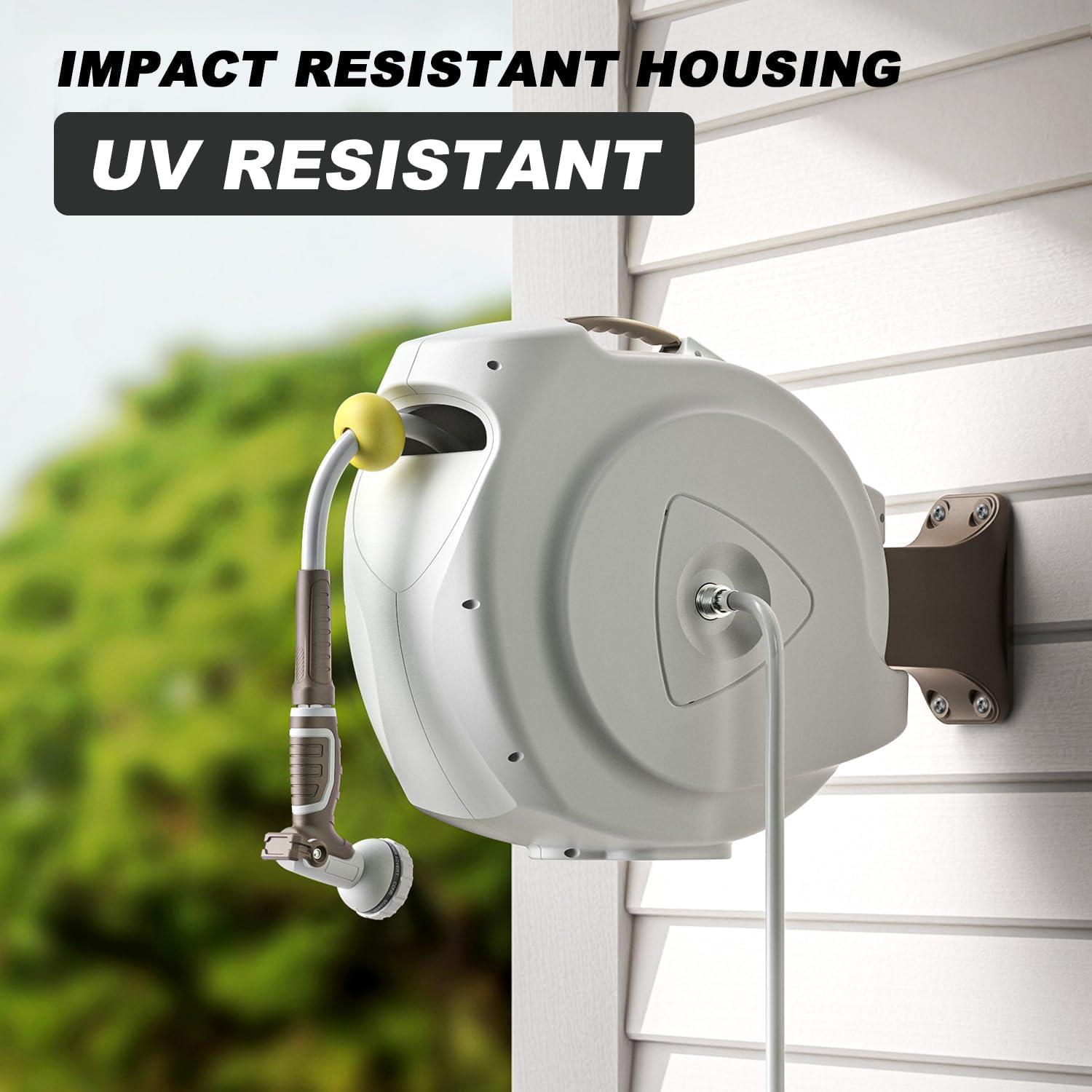 Carrete de Manguera Retráctil AQUAZILLA 22.86 m Montaje Pared