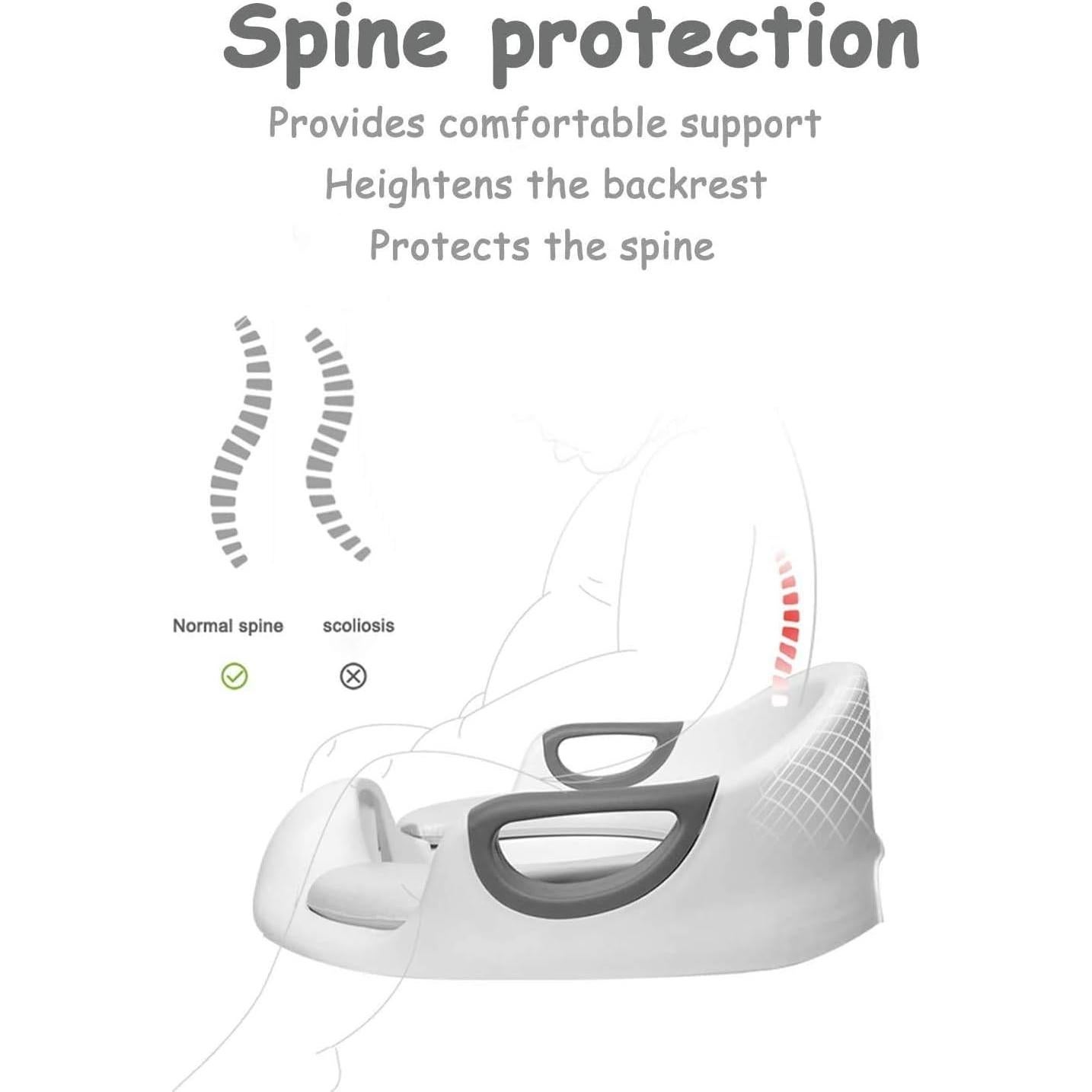 Asiento de Entrenamiento para Baño VIBOE Blanco con Cojín Suave