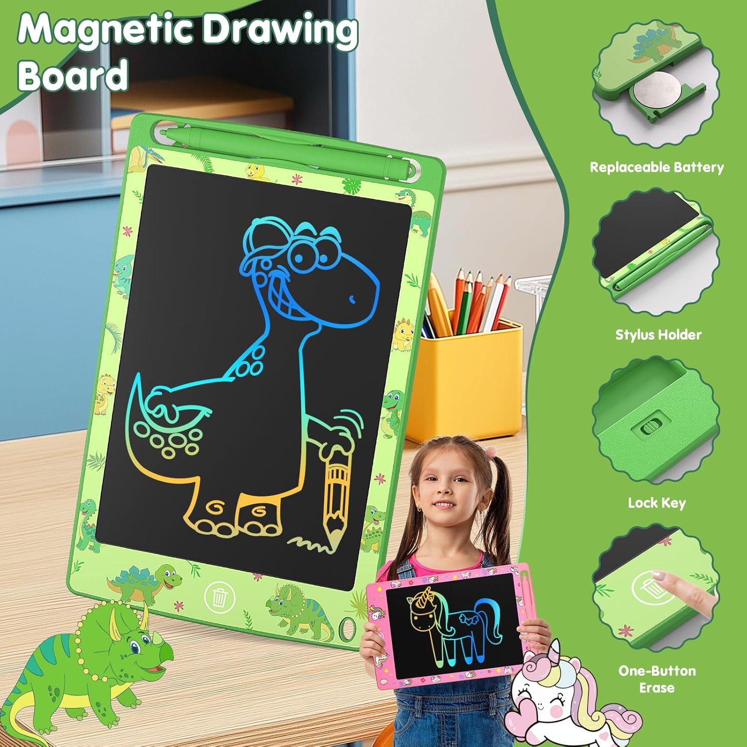 Paquete de 4 Tabletas de Escritura LCD MOOWALIS 8.5" Coloridas