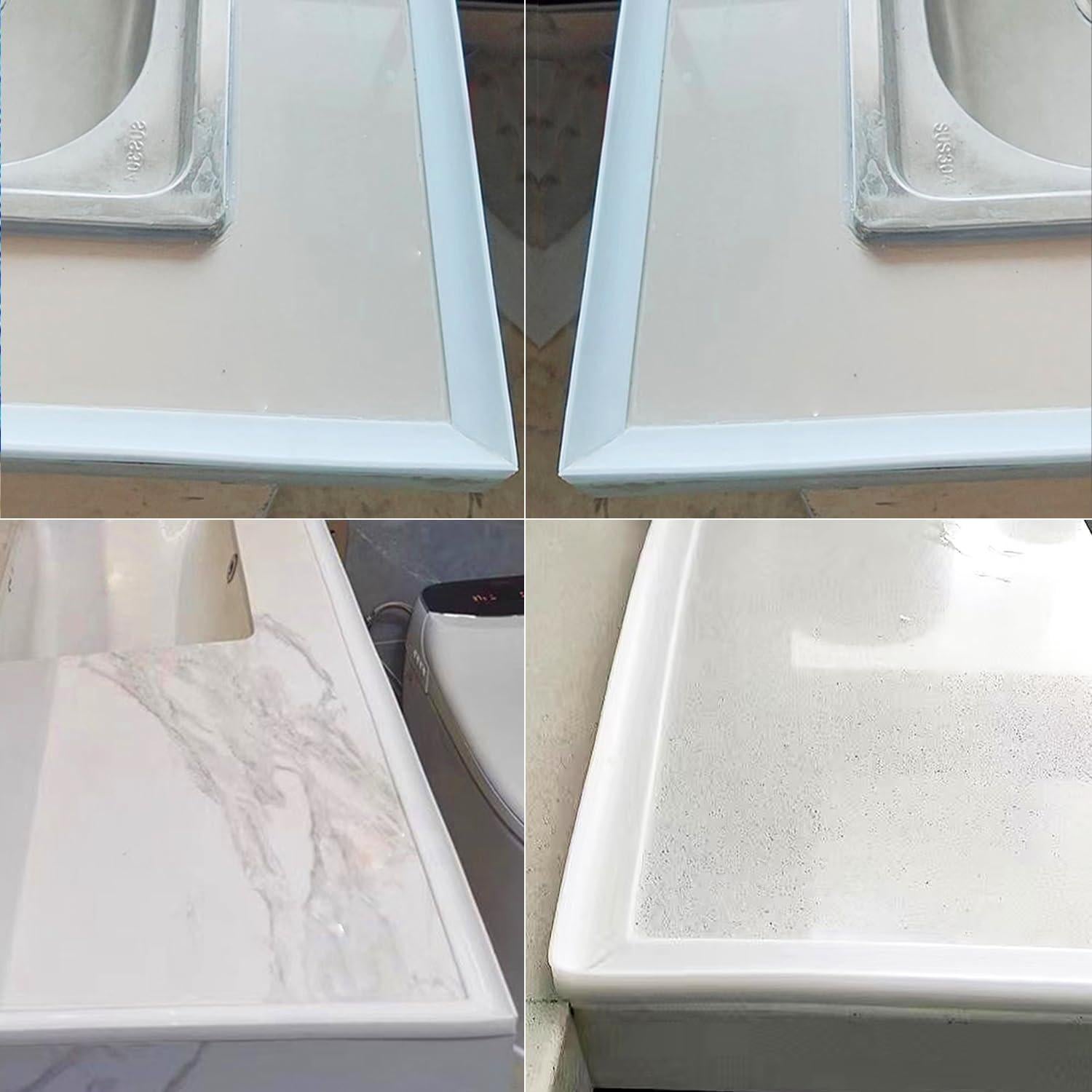 Umbral de Ducha de Silicona WSIWZAI 1 Metro Blanco