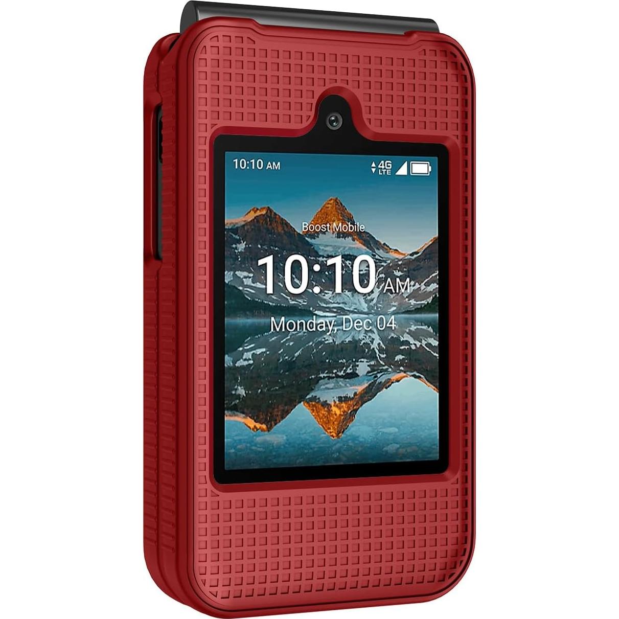 Funda Plegable Nakedcellphone para Iris Easy Flip - Rojo
