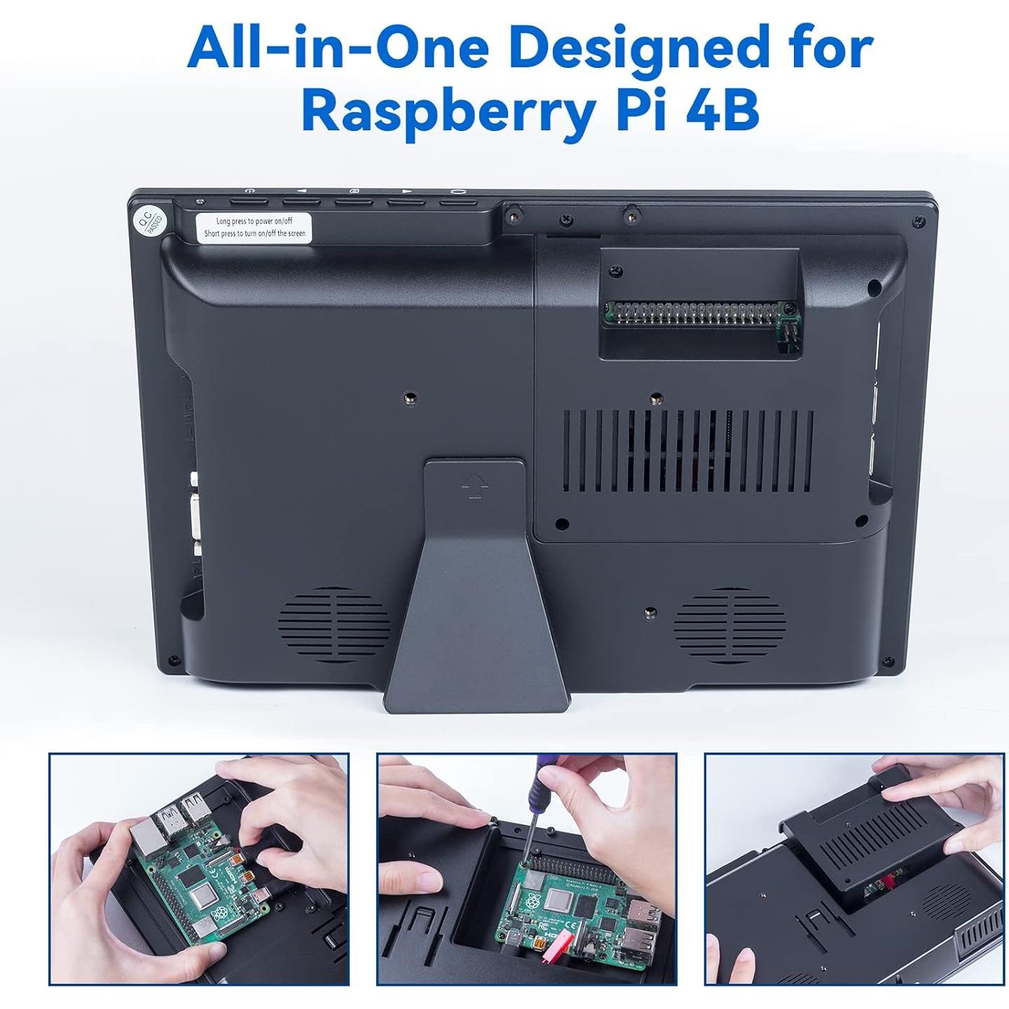 Monitor Portátil SunFounder 10.1" para Raspberry Pi 1280x800