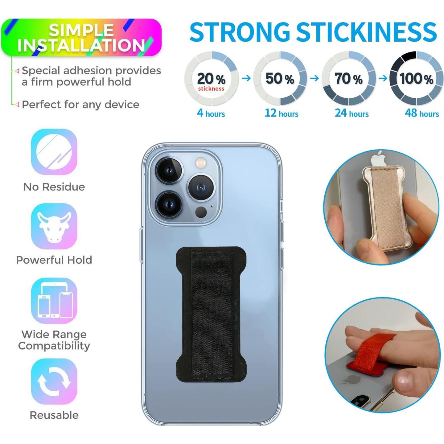 Soporte para Teléfono WUOJI - Correa Dedo Antideslizante