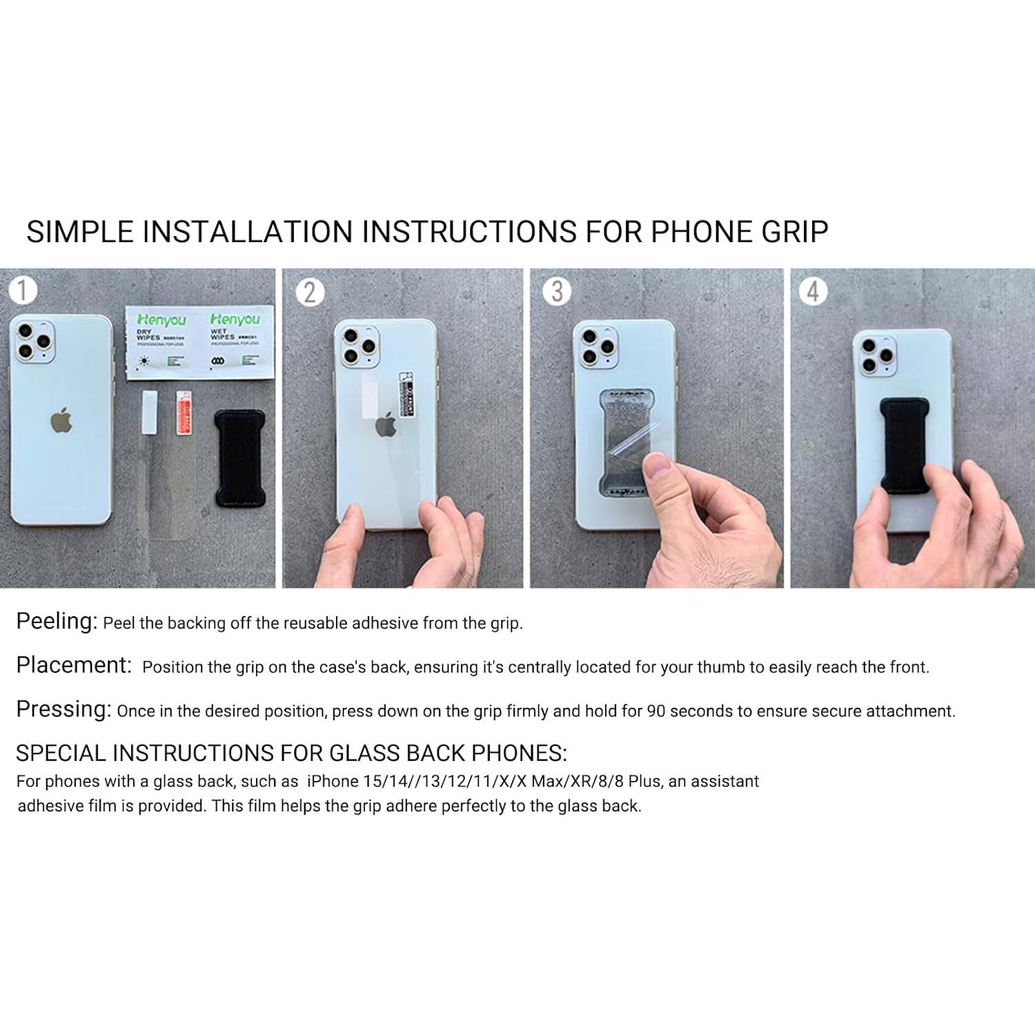 Soporte para Teléfono WUOJI - Correa Dedo Antideslizante