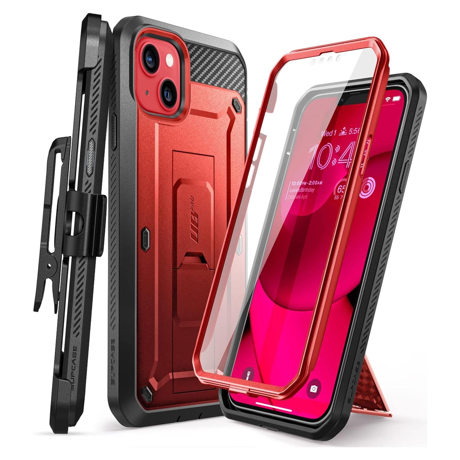 Funda SUPCASE para iPhone 14/13 con Soporte y Clip