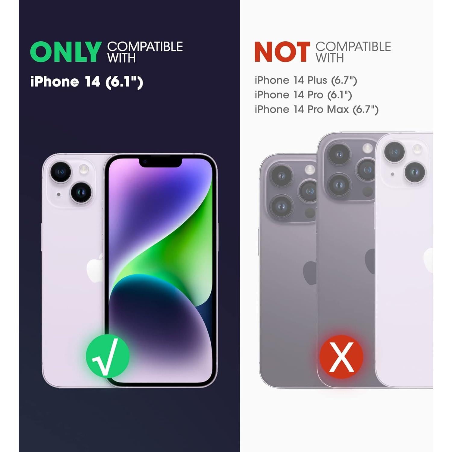 Funda SUPCASE para iPhone 14/13 con Soporte y Clip