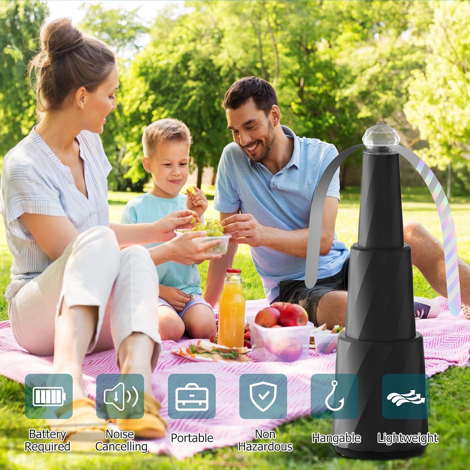 Ventilador Portátil RUN HELIX para Comida Ajustable Negro