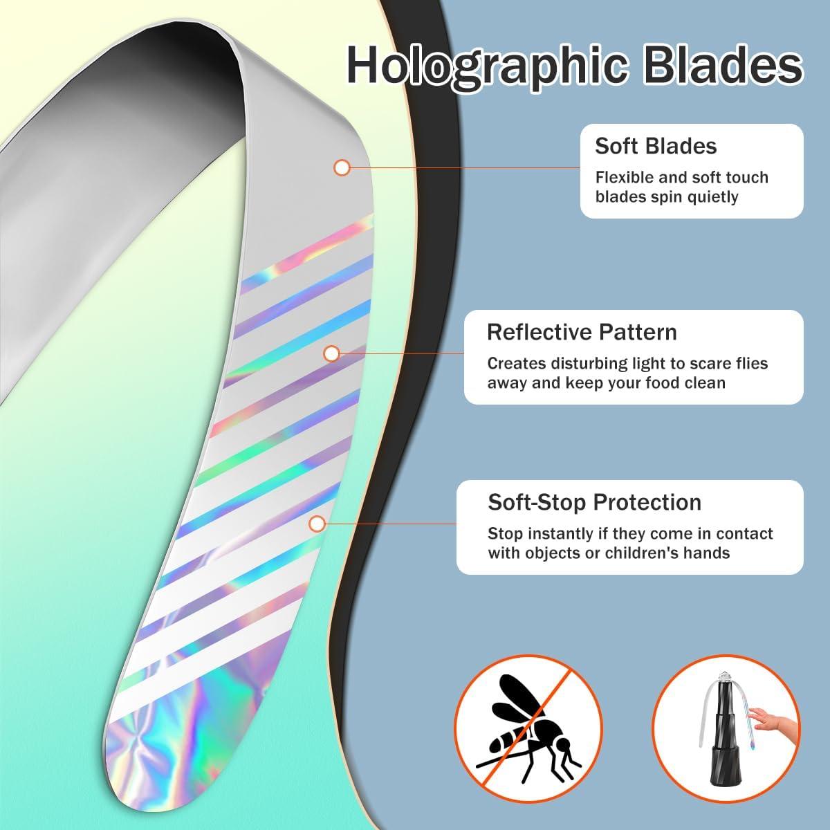 Ventilador Portátil RUN HELIX para Comida Ajustable Negro