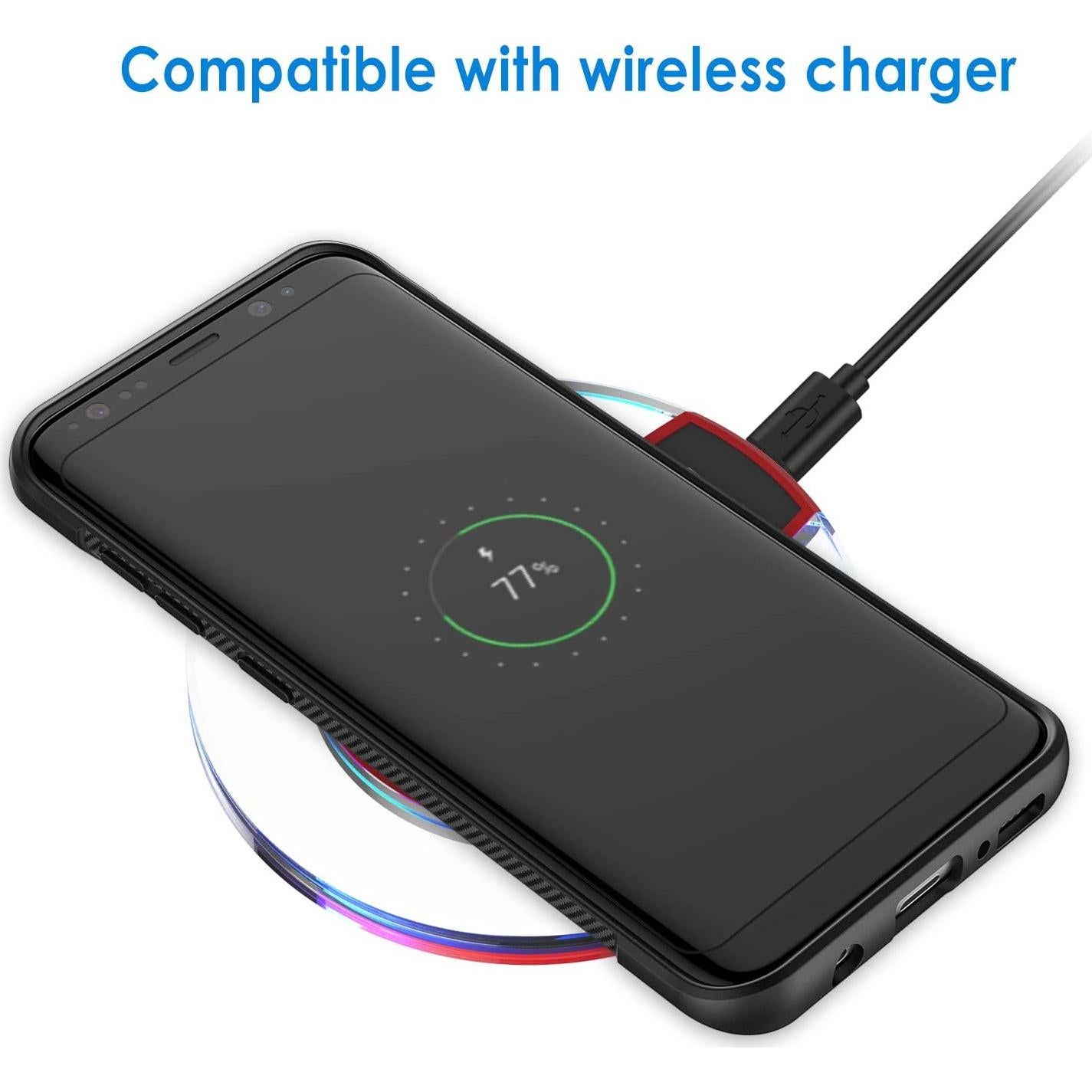 Funda Slim JETech para Samsung Galaxy S8, Negro