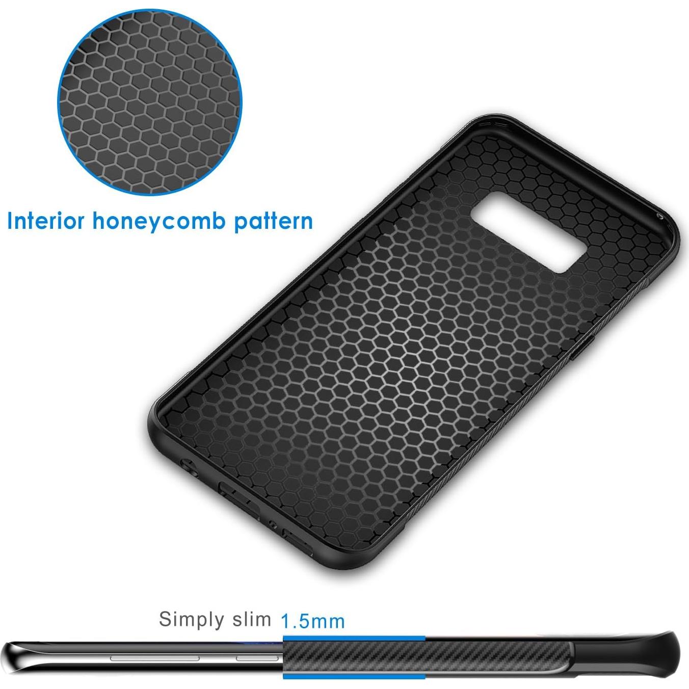 Funda Slim JETech para Samsung Galaxy S8, Negro