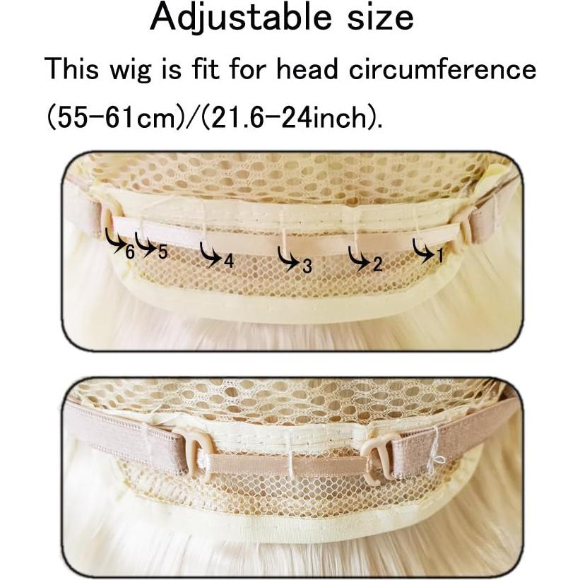 Peluca Corto Recto Rubia Platino OMORFIEER para Hombres