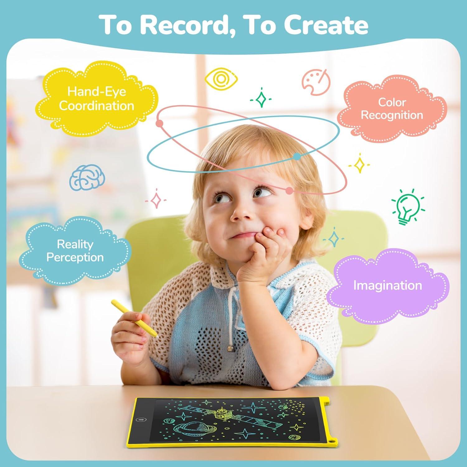 Tableta de Escritura LCD TECJOE 4 Pack 8.5" Colorida