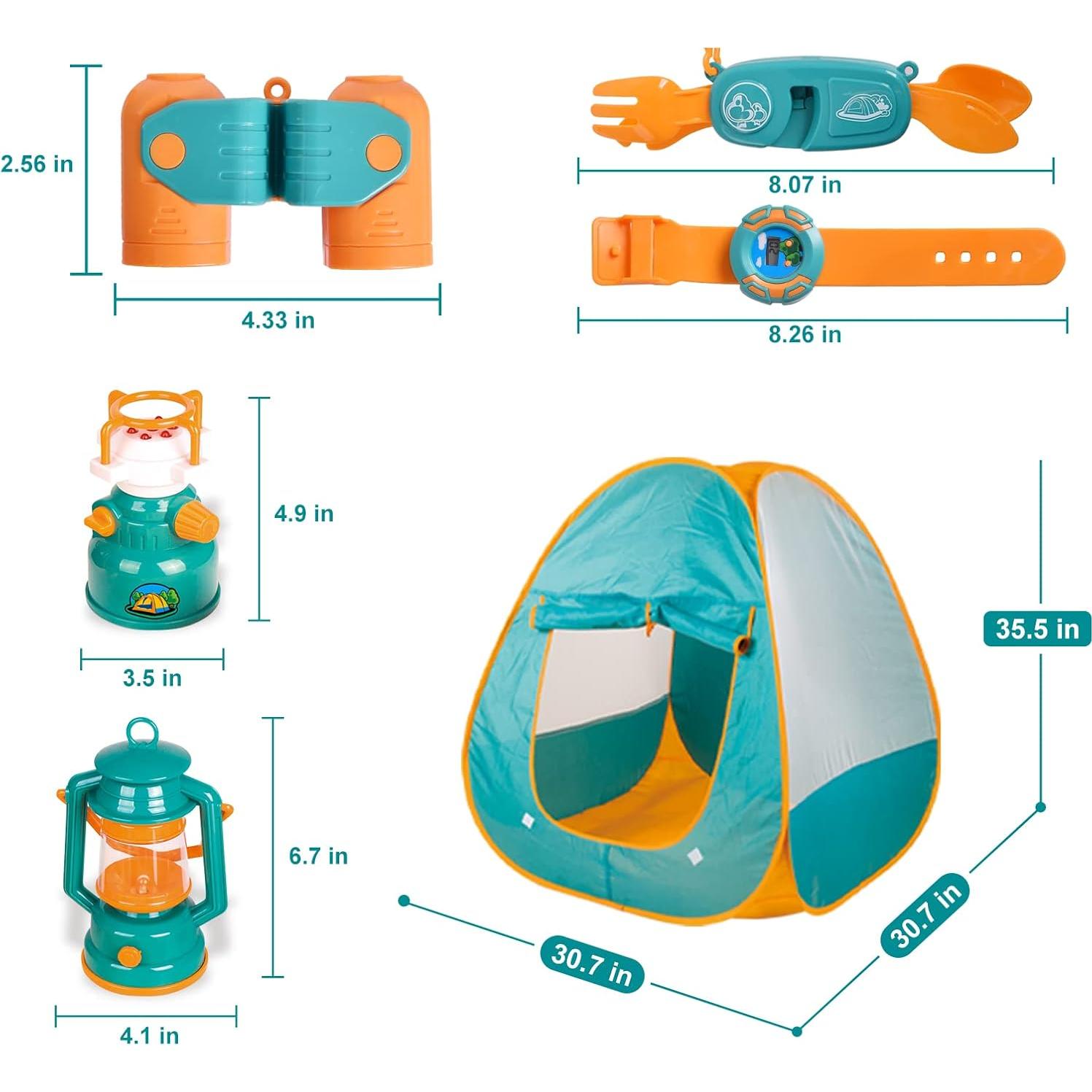 Juego de Camping para Niños Divertidos Juguetes Tienda Plegable