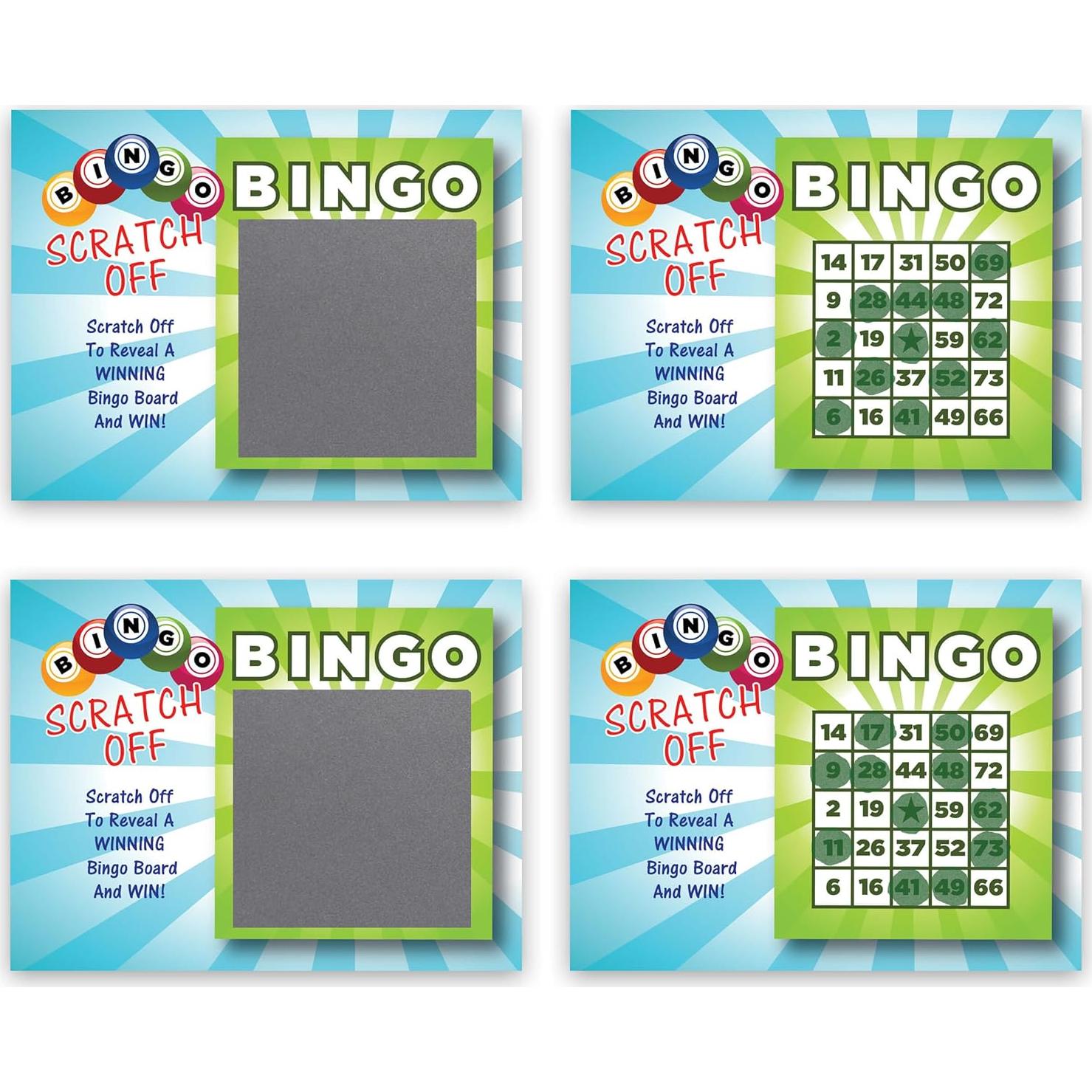 Tarjetas de Juego de Fiesta Mis Tarjetas de Raspar - 26 Piezas