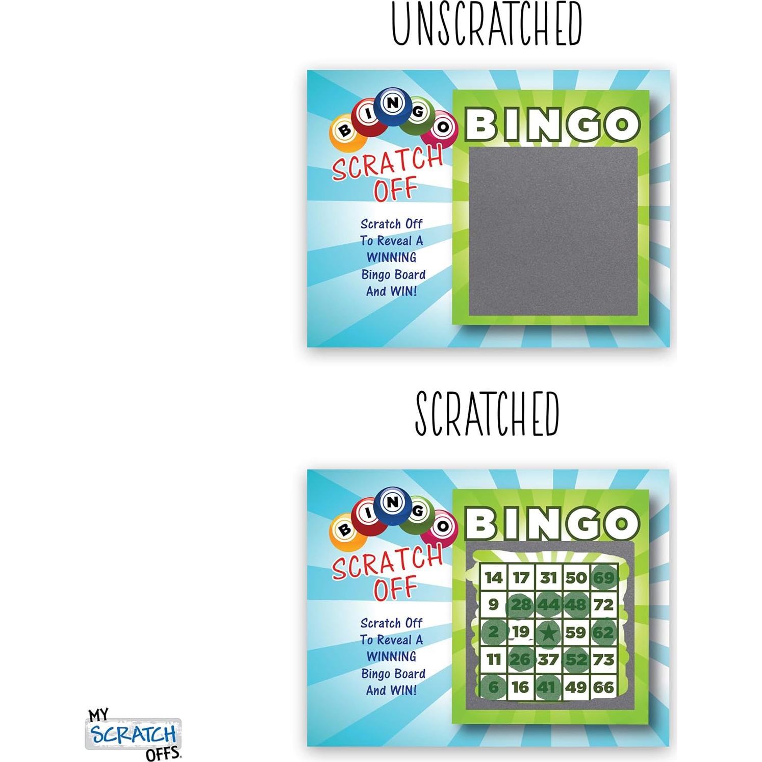 Tarjetas de Juego de Fiesta Mis Tarjetas de Raspar - 26 Piezas