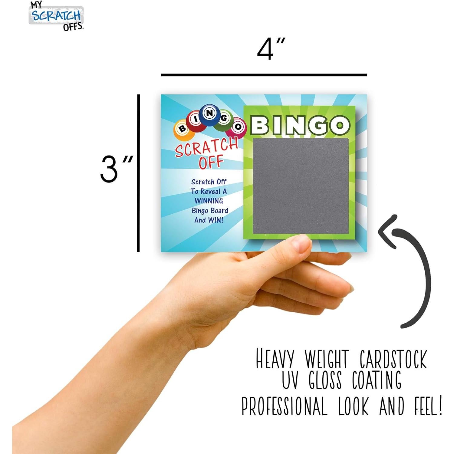 Tarjetas de Juego de Fiesta Mis Tarjetas de Raspar - 26 Piezas