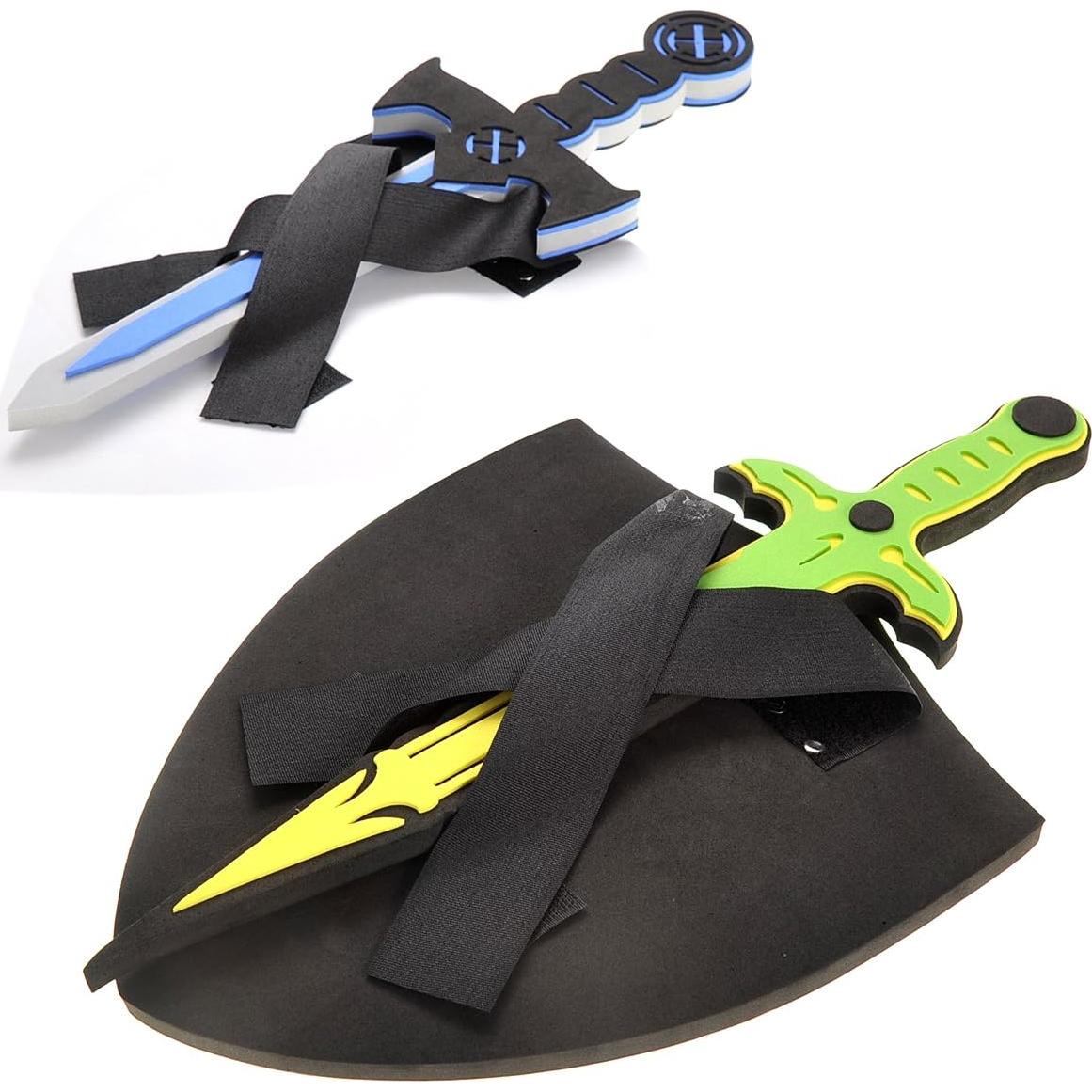 Conjunto de Espada y Escudo PowerTRC | Armas de Espuma para Niños