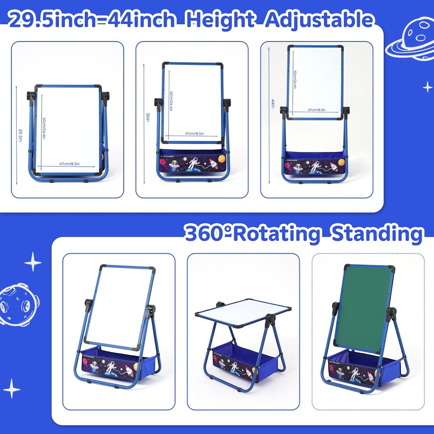 Caballete de Arte Aelbsty Ajustable 75-112 cm Doble Cara