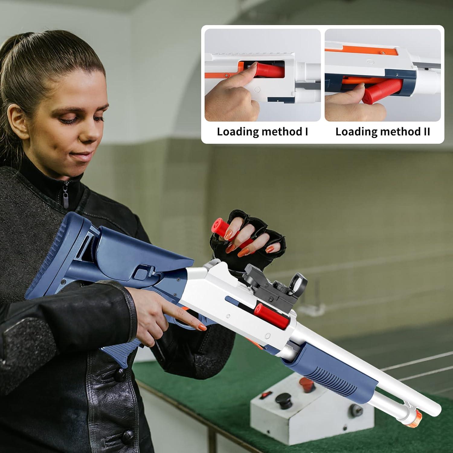 Pistola de Juguete Blaster de Espuma Ouzhimanxing 76 cm Azul