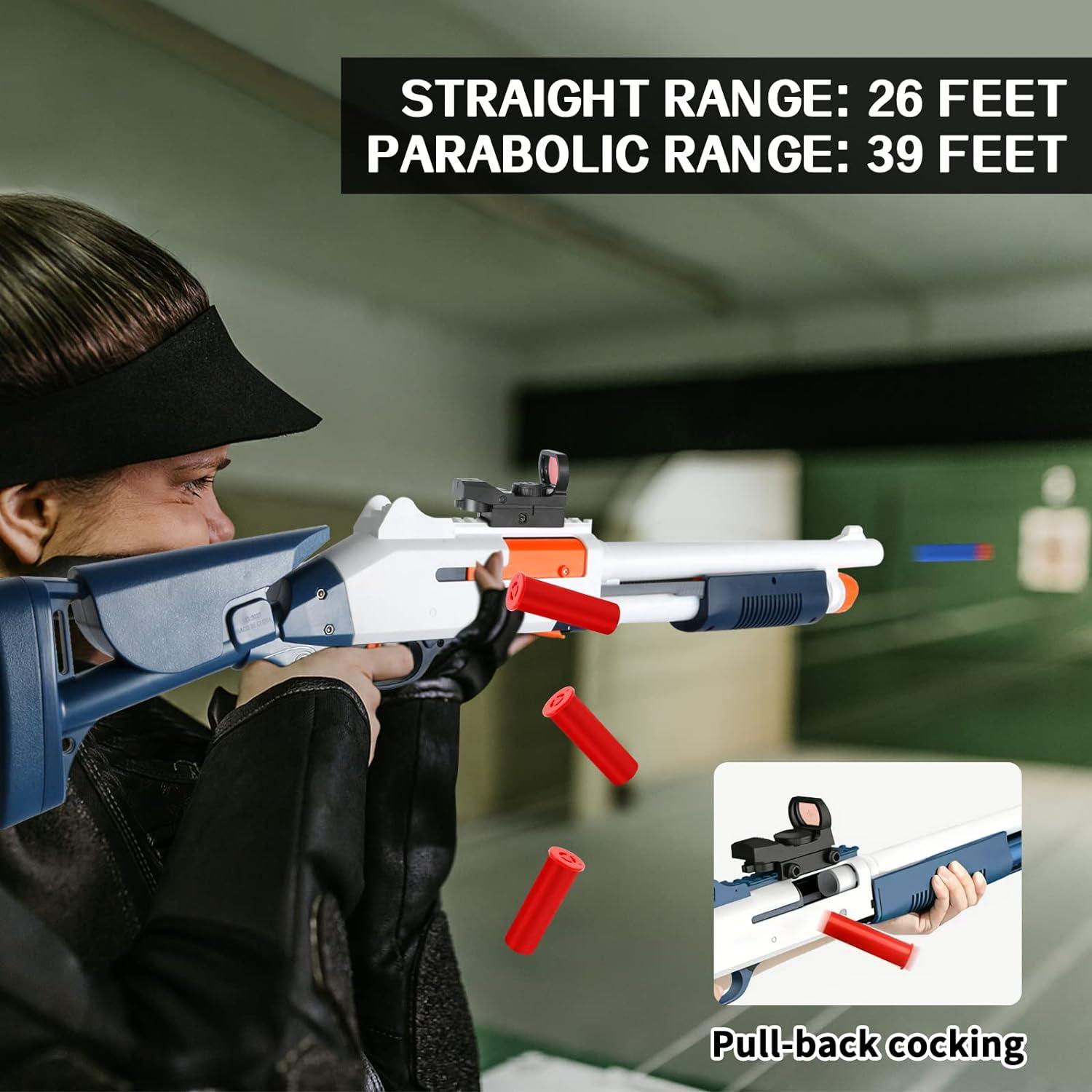 Pistola de Juguete Blaster de Espuma Ouzhimanxing 76 cm Azul