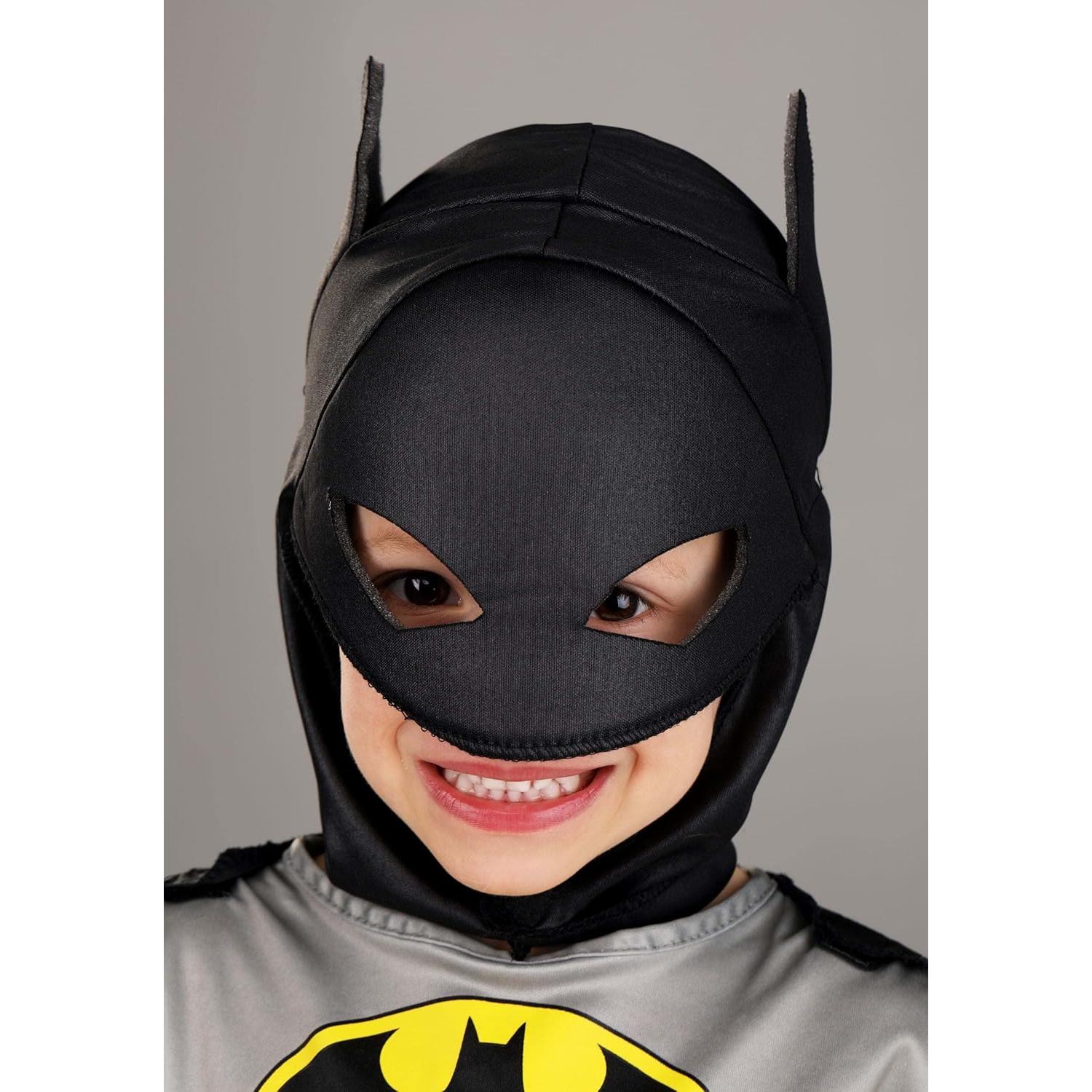 Disfraz Clásico de Batman para Niños 2T - Traje con Capa y Máscara