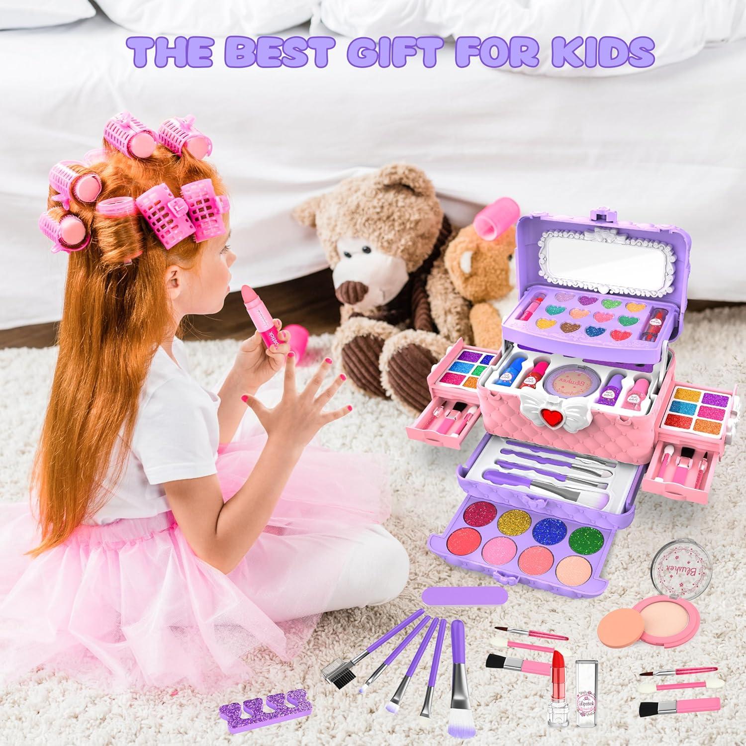 Kit de Maquillaje para Niñas 54 Piezas Dpai Púrpura Claro