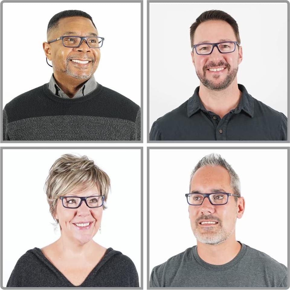 Gafas de lectura CliC Ejecutivas M-XL Azul 1.5x