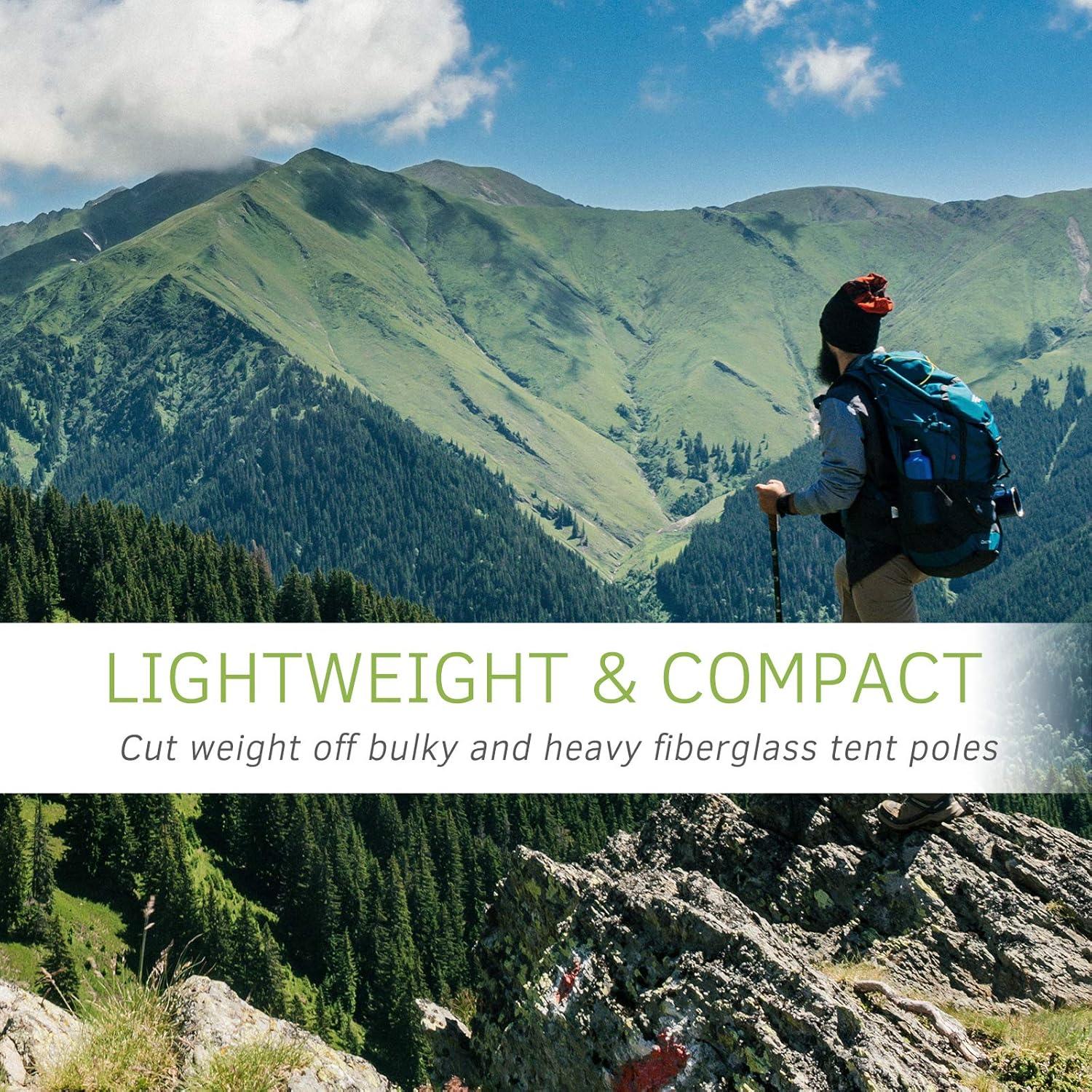 Postes de Tienda BRILLIANCE4U Aluminio 2 Piezas 369.3 cm