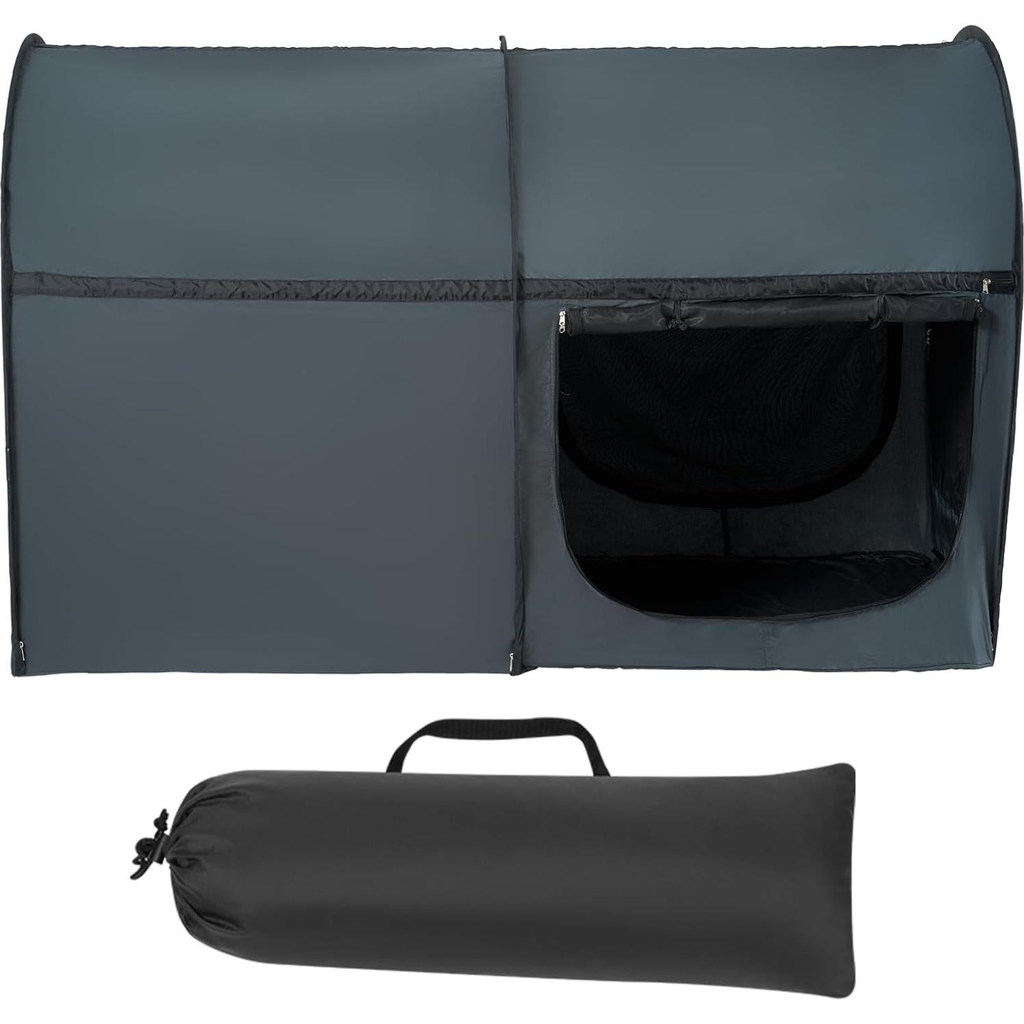 Carpa de Cama VEVOR 200x105x120 cm Bloqueo de Luz 2 Puertas