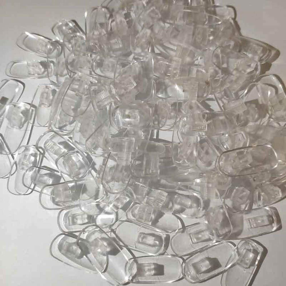 Uñas de Manicura AKOAK 100 Pcs Transparentes Flexibles