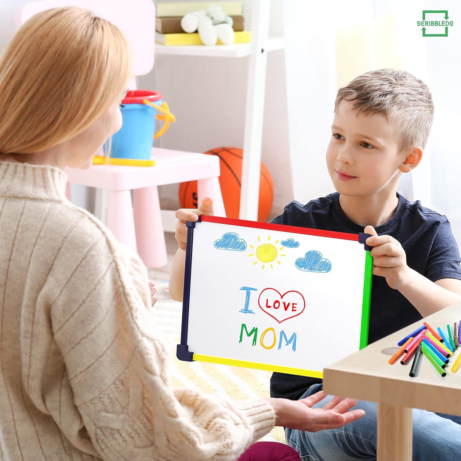 ScribbleDo Pizarra Blanca Magnética 22,86x30,48 cm Educativa