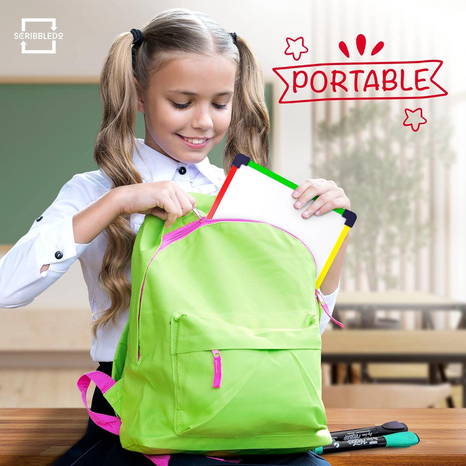 ScribbleDo Pizarra Blanca Magnética 22,86x30,48 cm Educativa