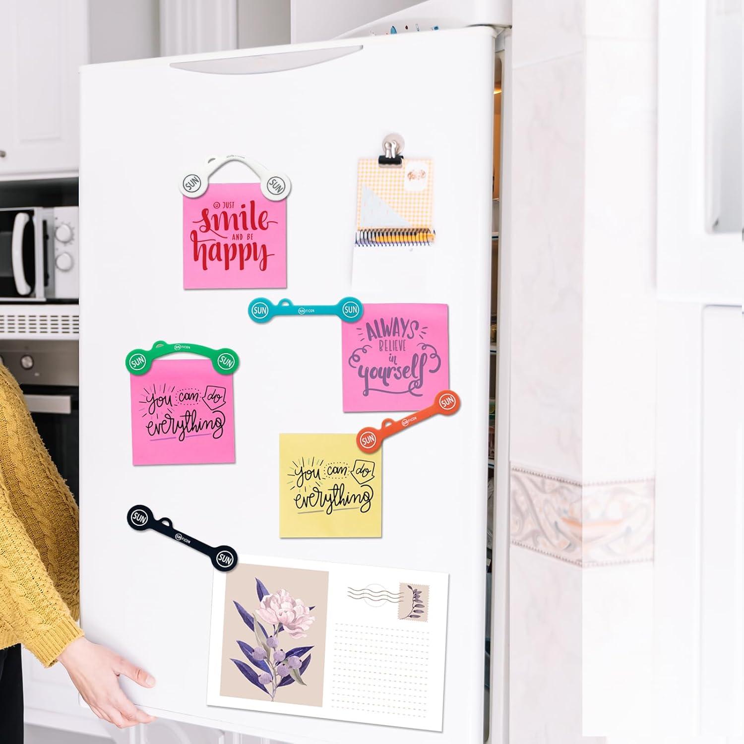 SUNFICON Paquete de 10 Organizadores de Cables Multicolor