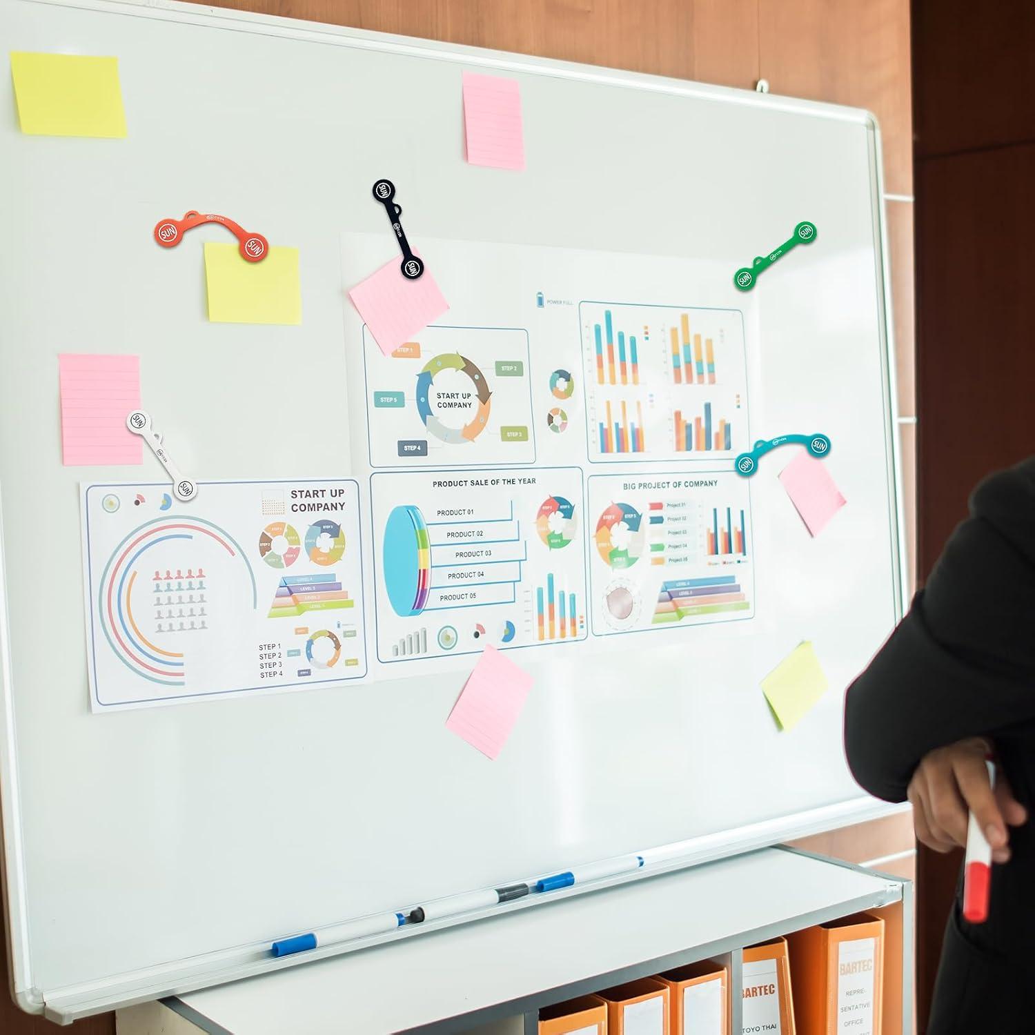 SUNFICON Paquete de 10 Organizadores de Cables Multicolor