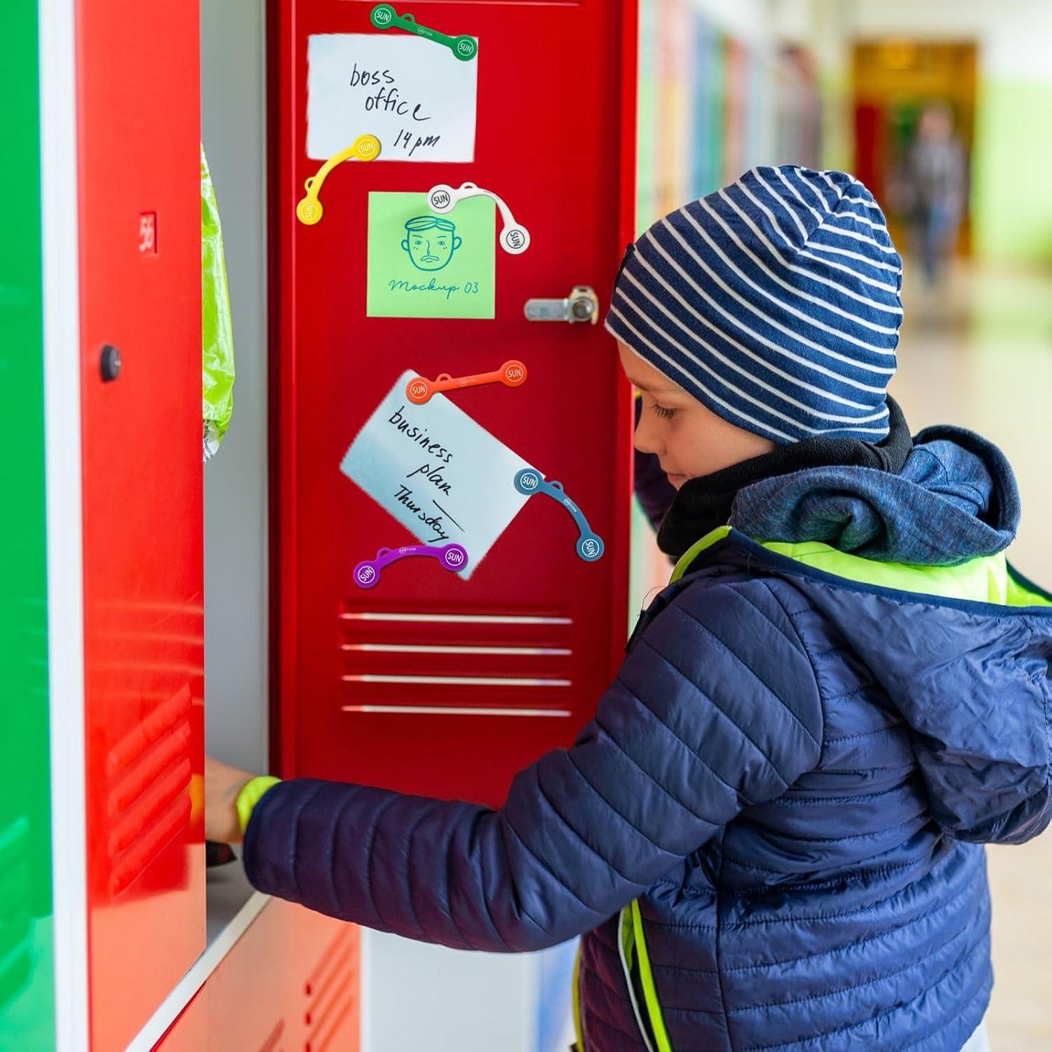 SUNFICON Paquete de 10 Organizadores de Cables Multicolor