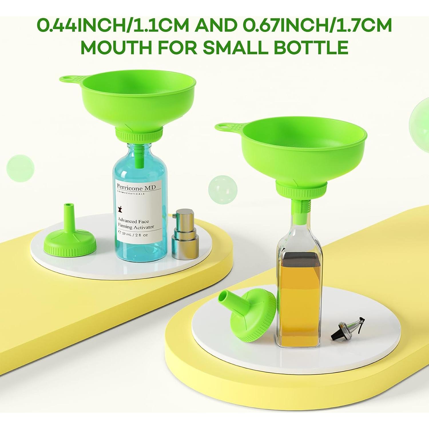 Embudo Versátil Pisol Verde con 5 Picos y 2 Coladores