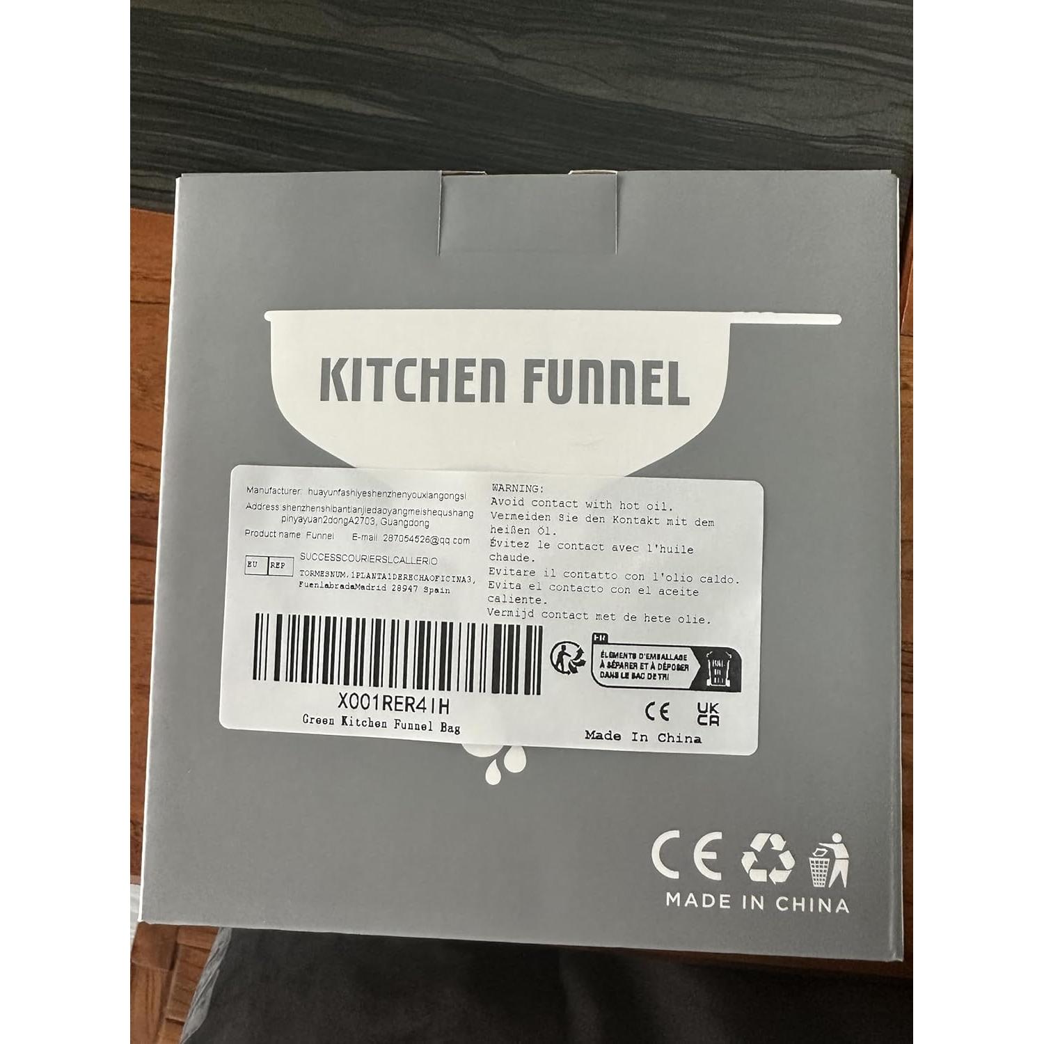 Embudo Versátil Pisol Verde con 5 Picos y 2 Coladores