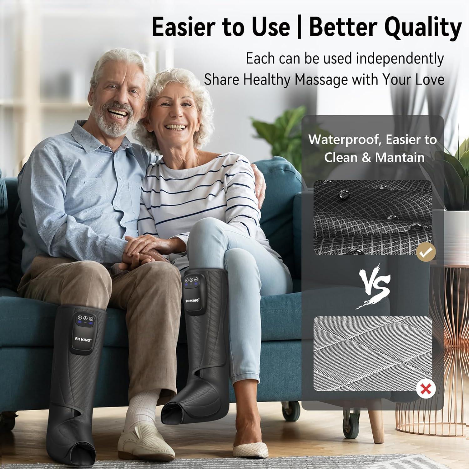 Masajeador de Pies y Piernas Inalámbrico FIT KING FT-059A