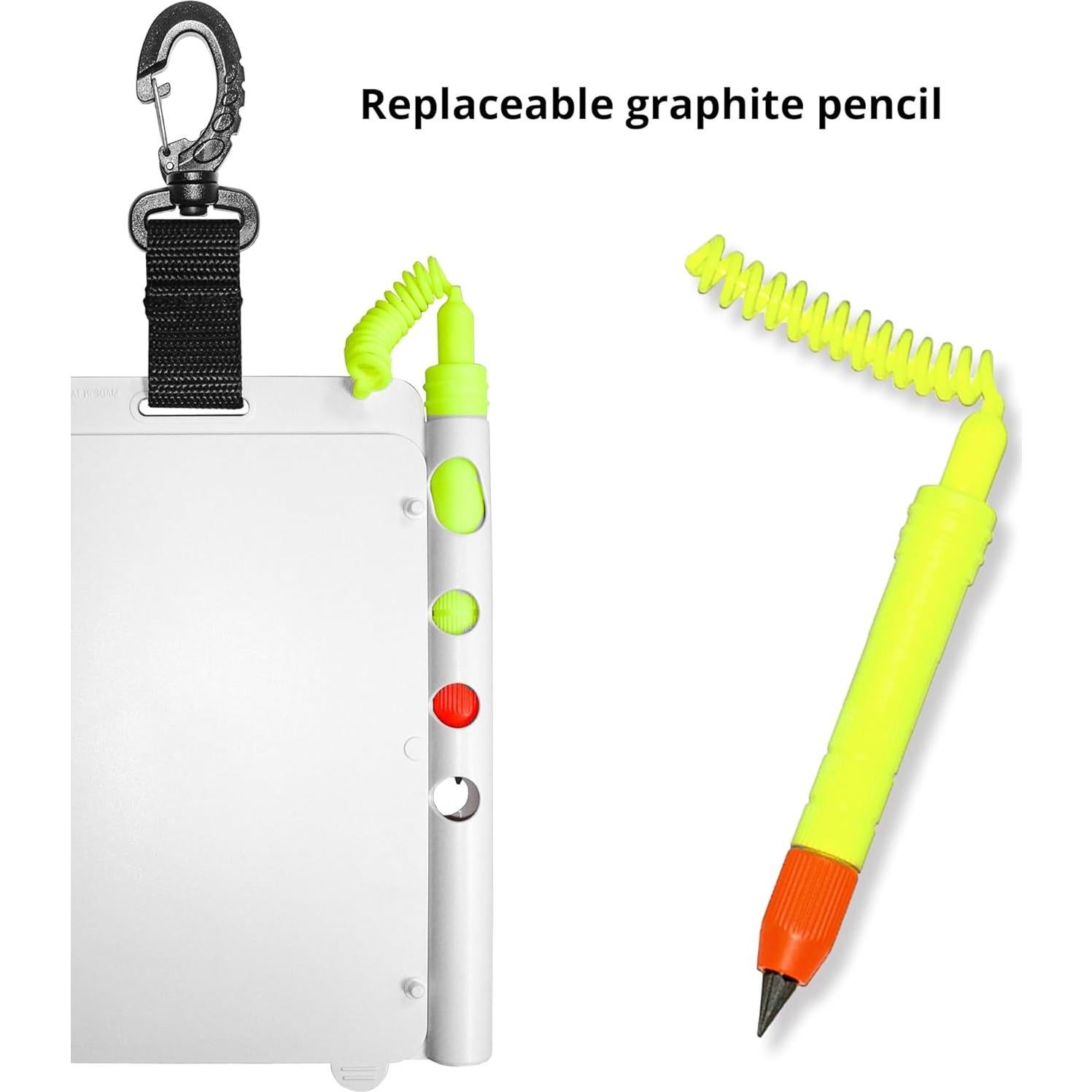 Pizarra de Buceo Plegable Saekodive AW-20 Blanca 14x18 cm