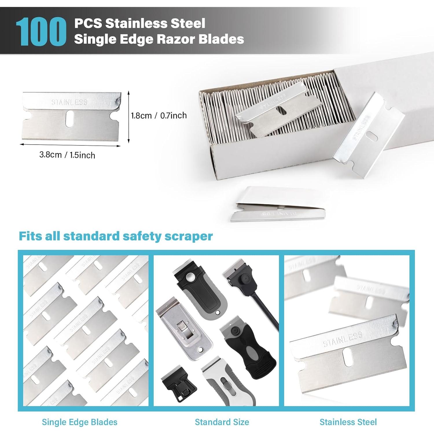 Raspador de Cocina Gomake W79 con 100 Cuchillas de Acero Inoxidable