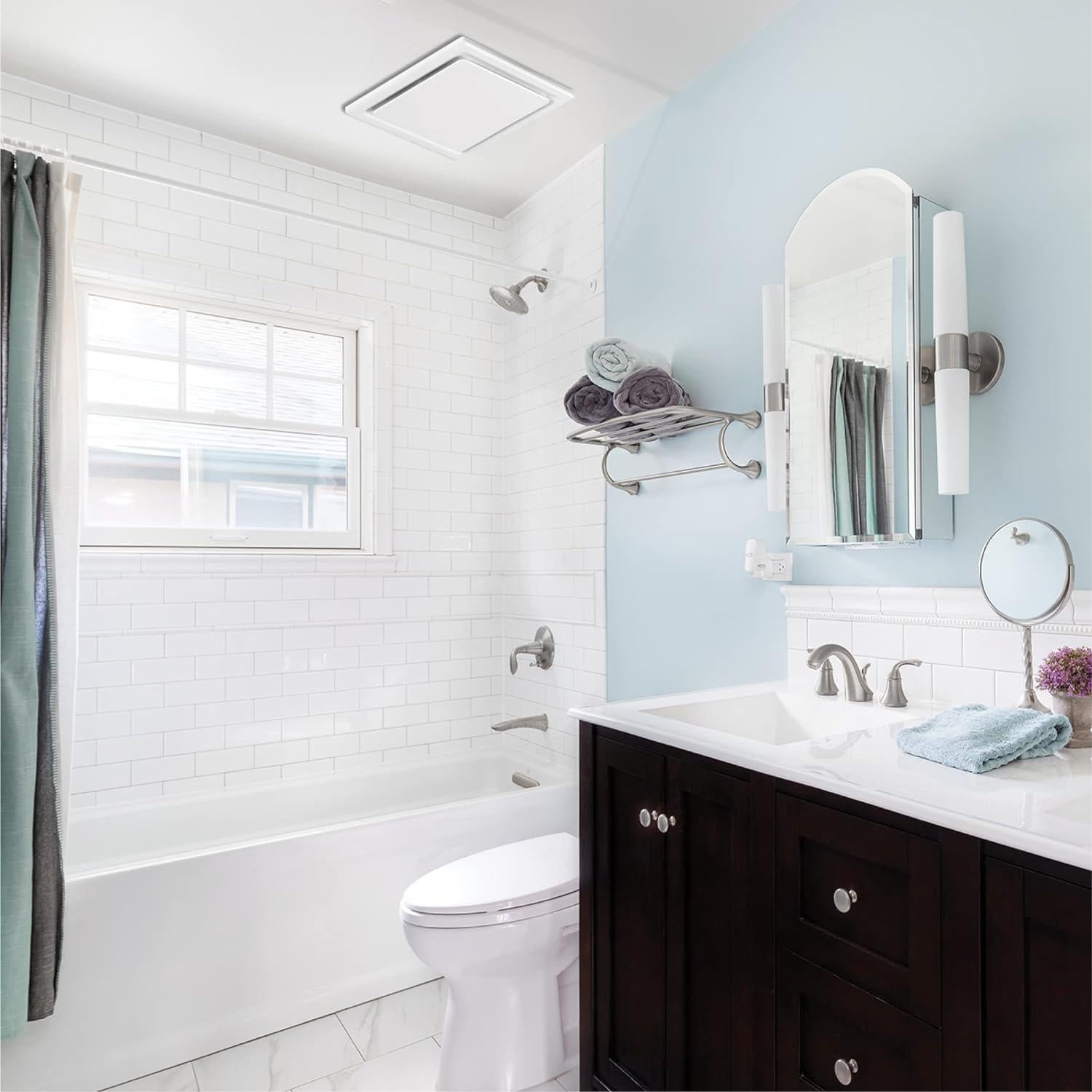 Ventilador de Baño Homewerks 7140-80 80 CFM Blanco