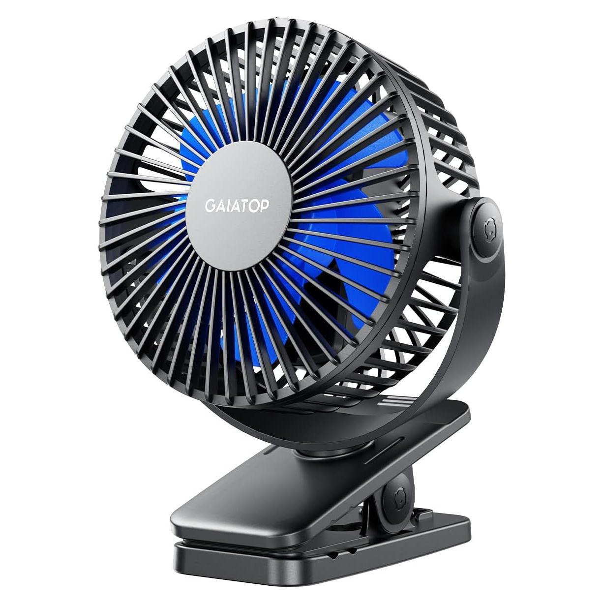 Ventilador Portátil Clip Gaiatop CF40 3 Velocidades 360°