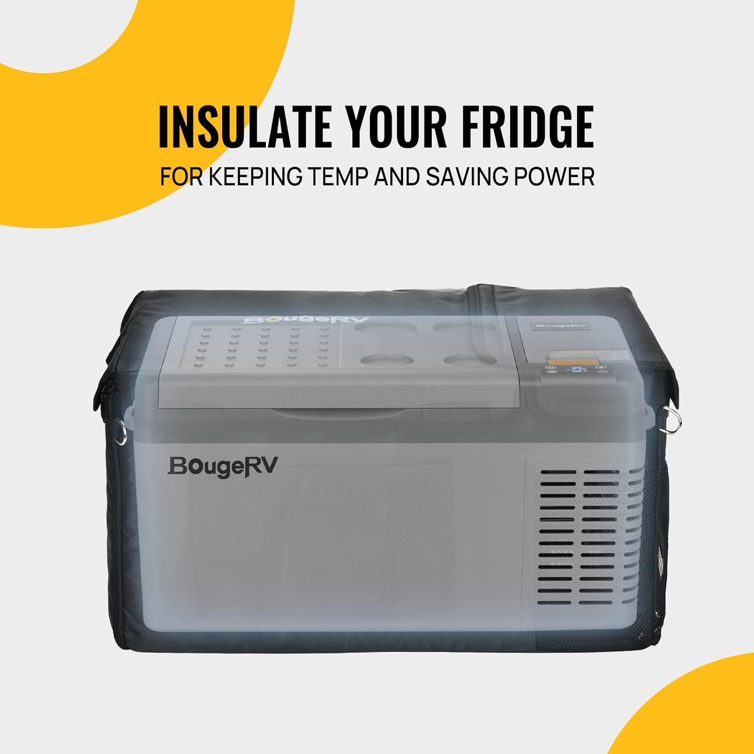 Funda Protectora Aislada BougeRV para Refrigerador 21QT
