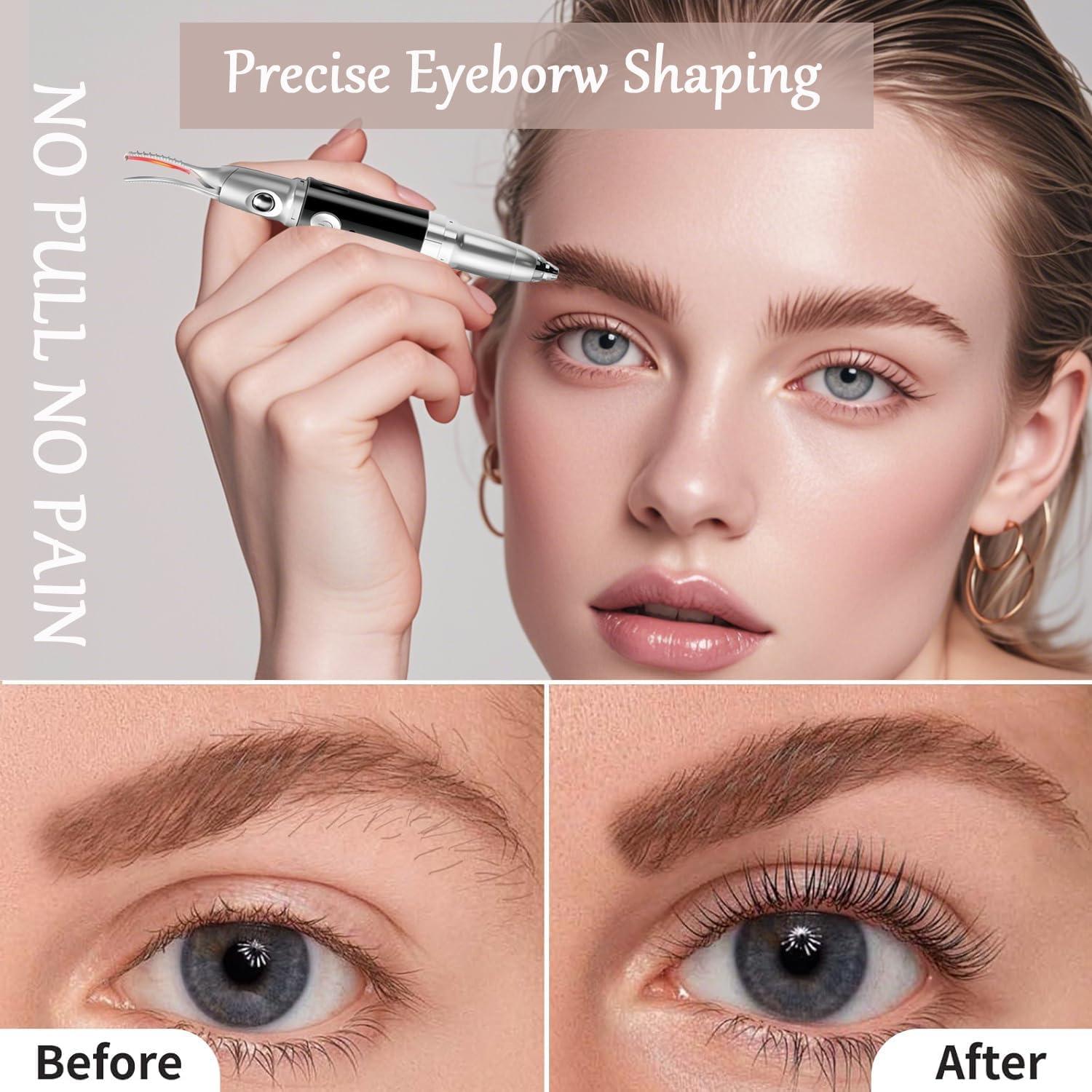 Rizador de Pestañas Calentado 2 en 1 Acavado Negro