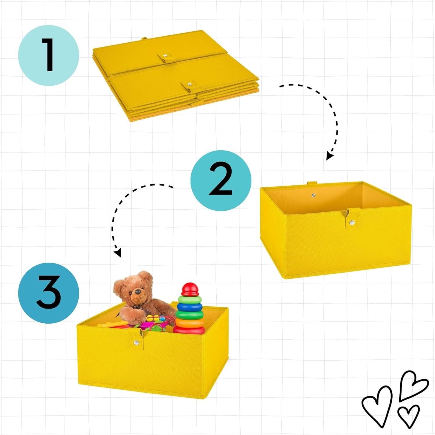 Cajas de Almacenamiento RiverRidge 2p 26.7x26.7x12.7cm Negras