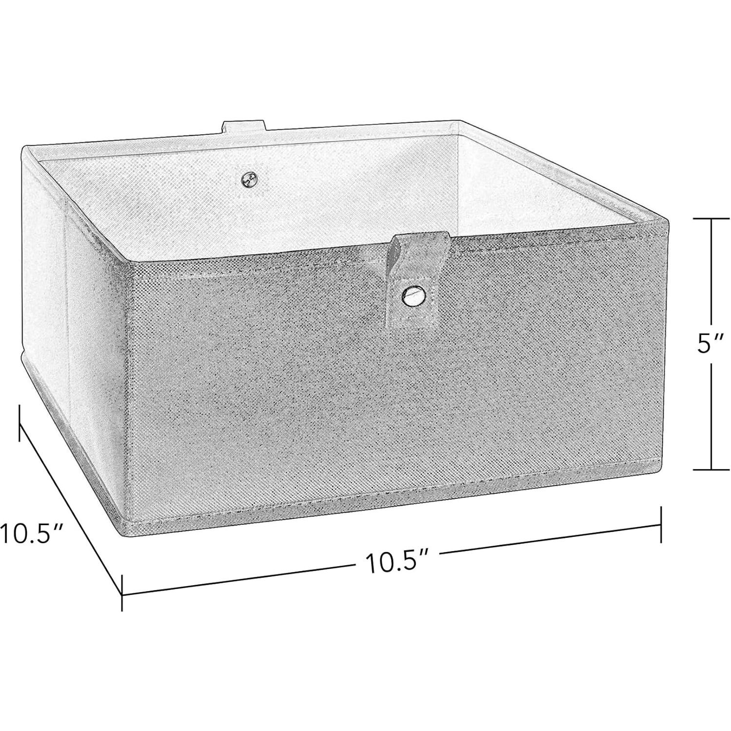 Cajas de Almacenamiento RiverRidge 2p 26.7x26.7x12.7cm Negras