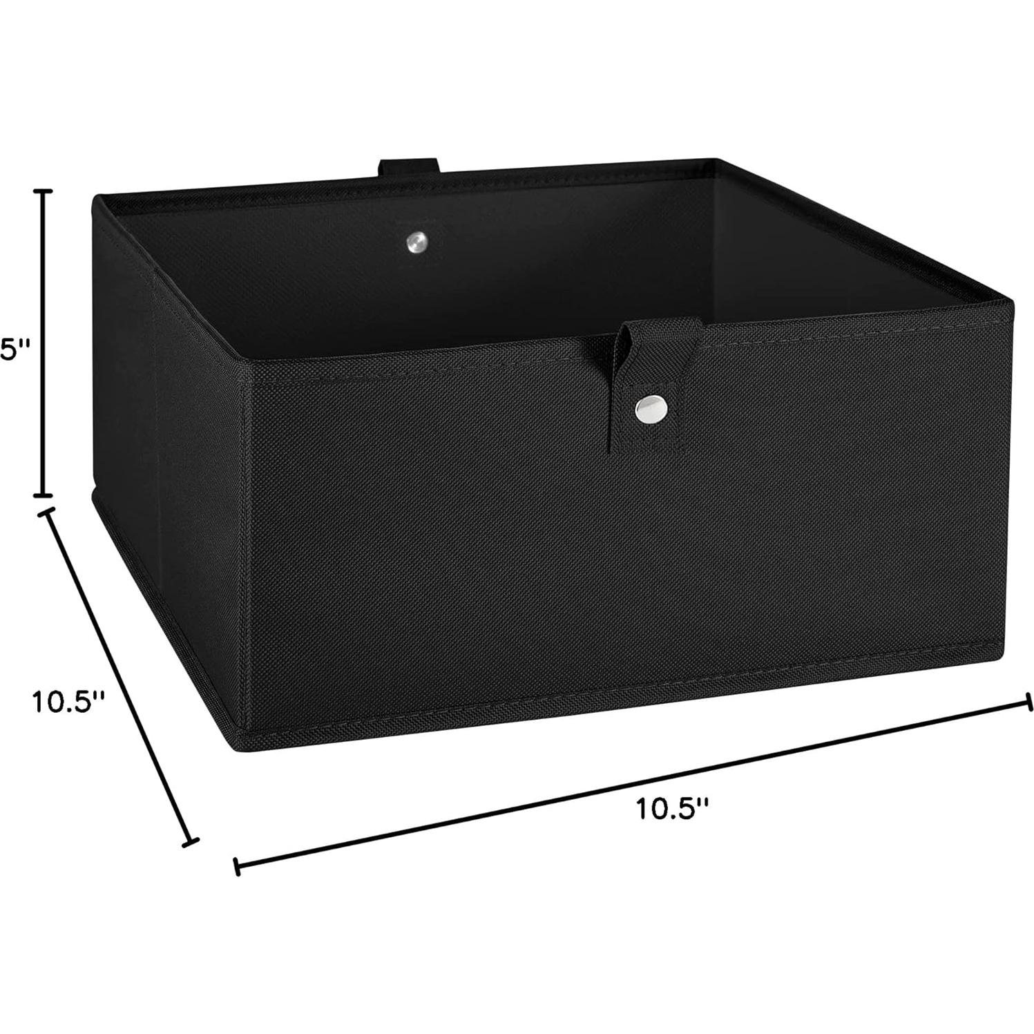 Cajas de Almacenamiento RiverRidge 2p 26.7x26.7x12.7cm Negras