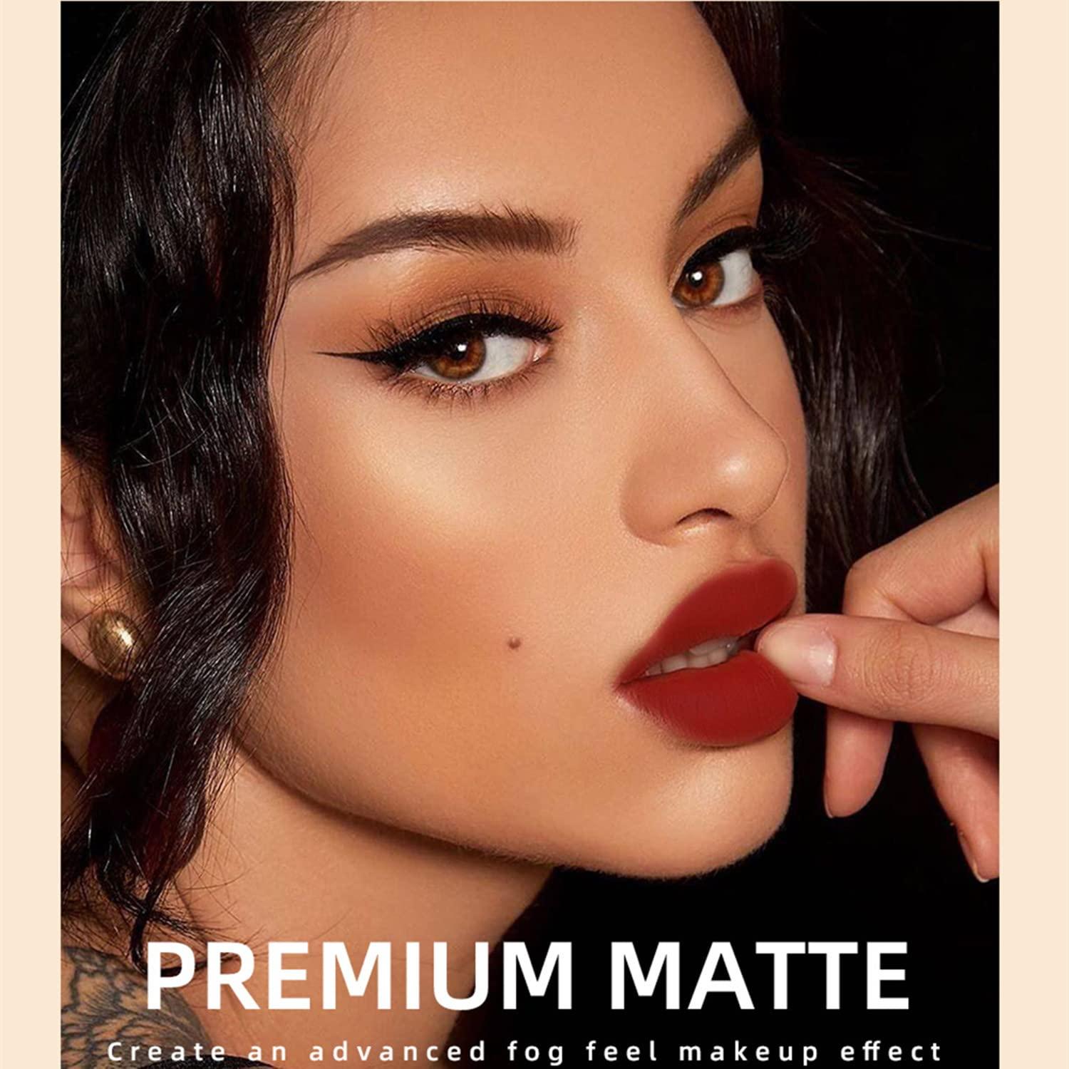 Set de Labiales Líquidos Mate MAEPEOR 12PCS - Cremoso y Duradero